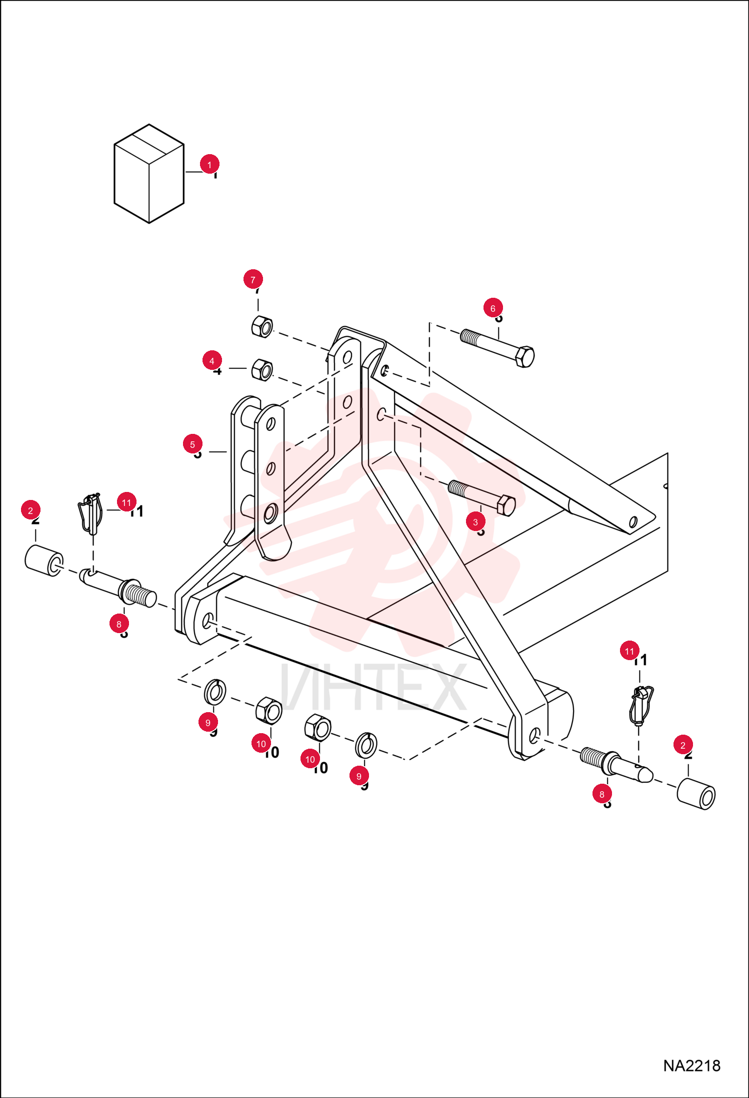 KIT, QUICK HITCH 84