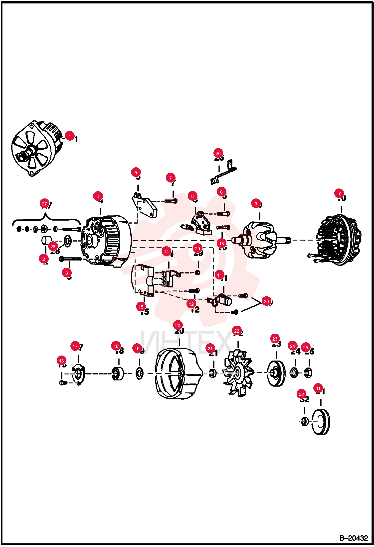 SCREW ASSEMBLY 6511957 (2)