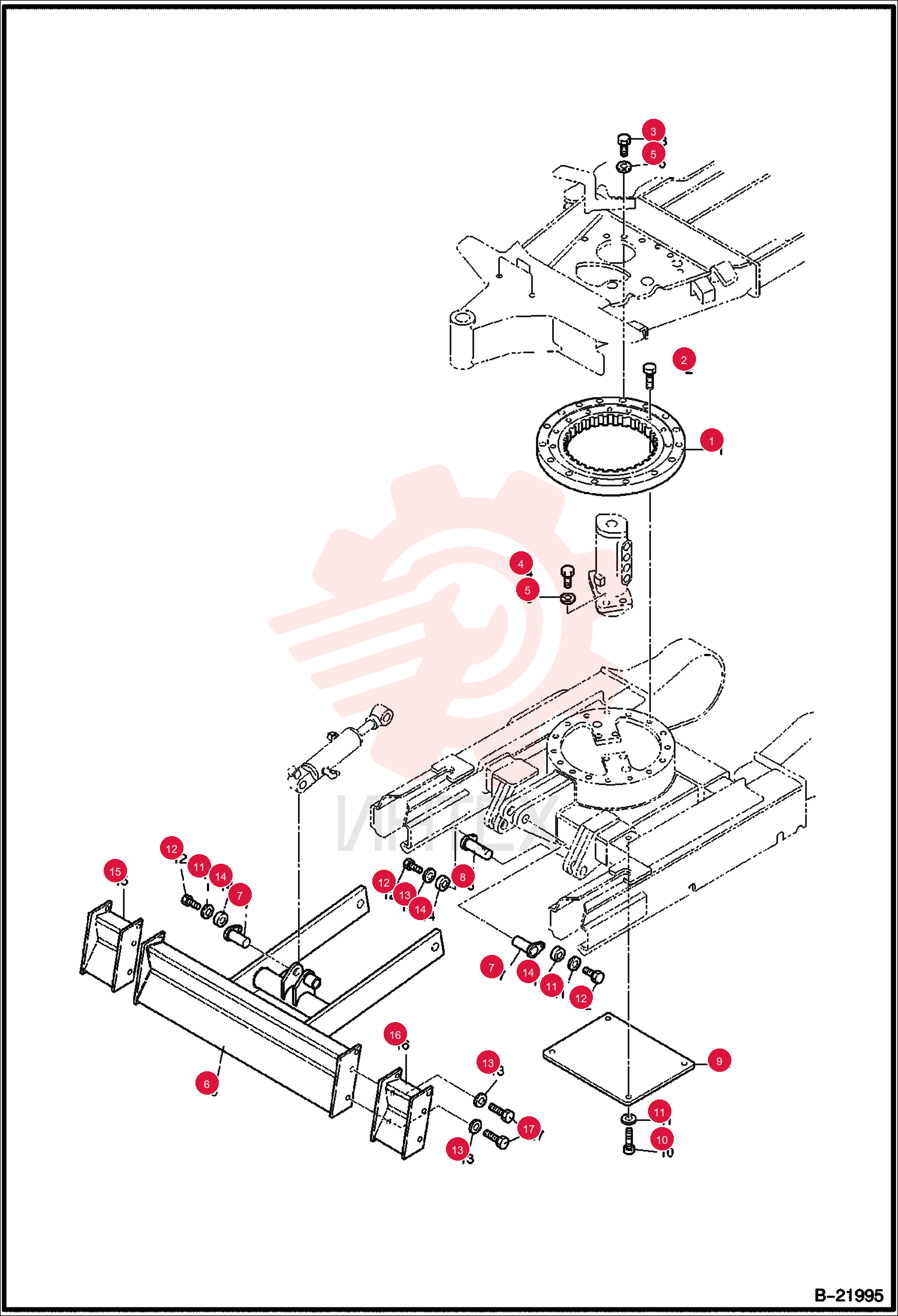 BEARING, SWING NTS1-92000 (2)
