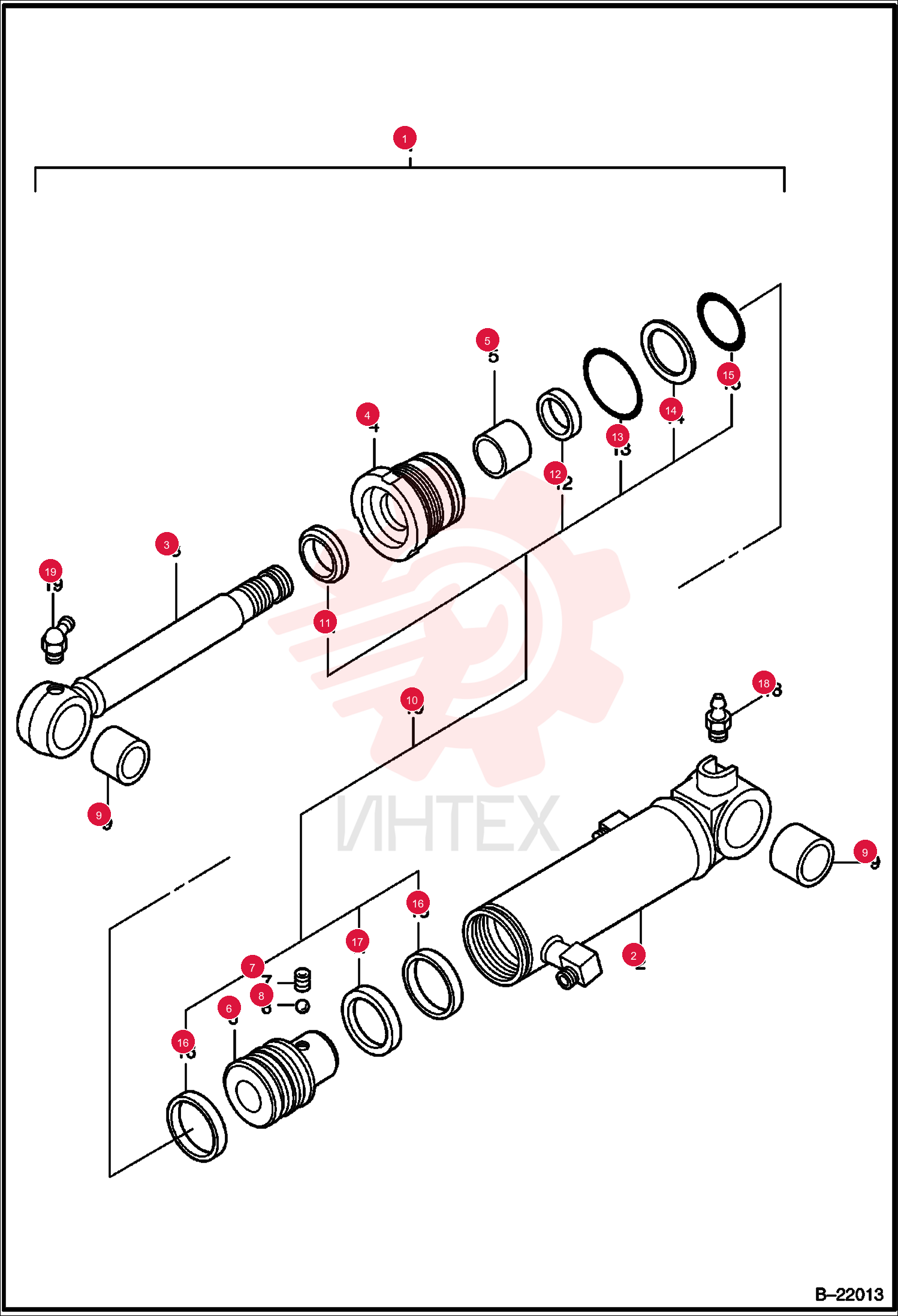 CYLINDER, DOZER