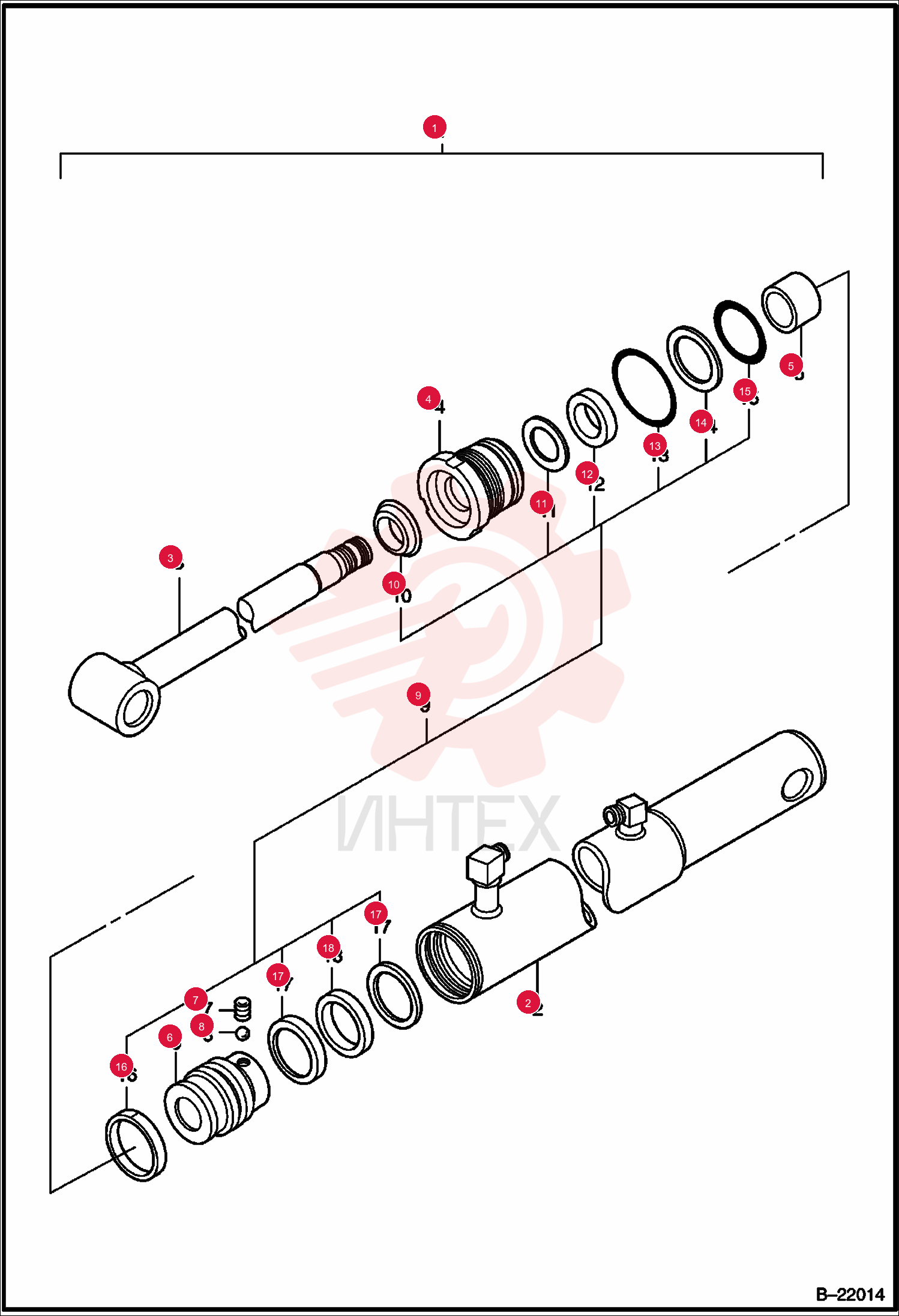 EXTENSION CYL ASSY NTS5-63000 (2)