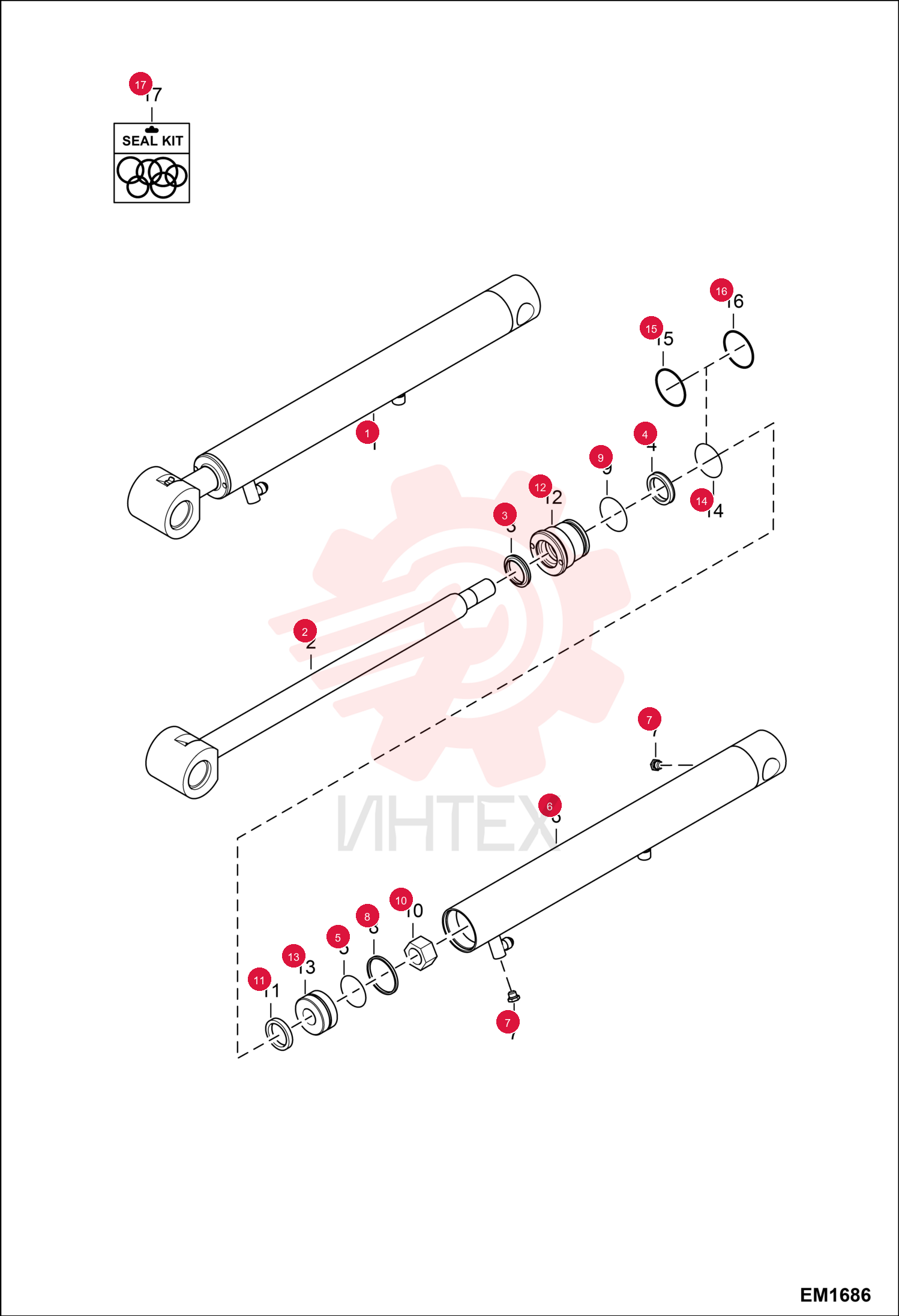 CYL ASSY 319 ARM