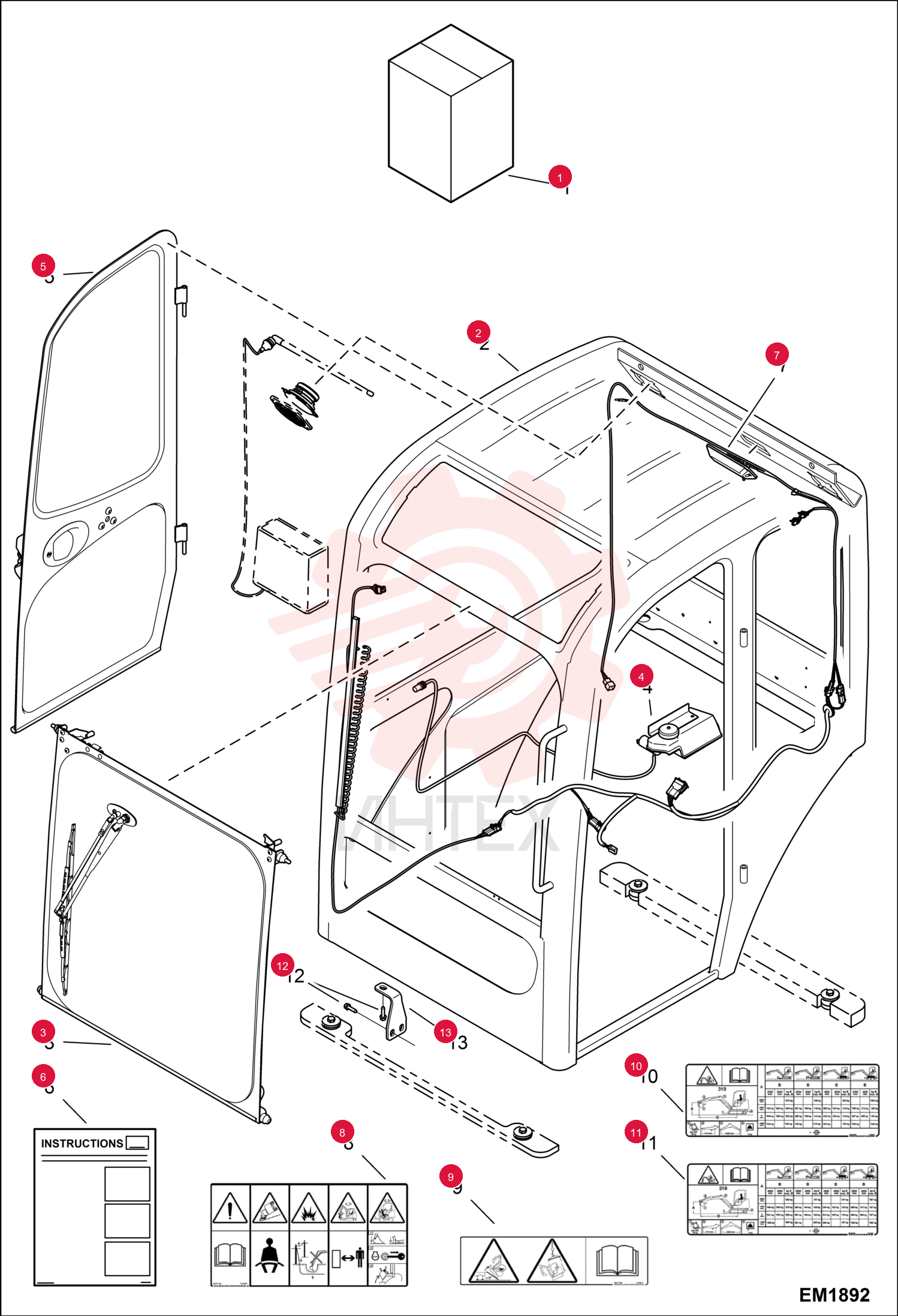 KIT CAB 7117404