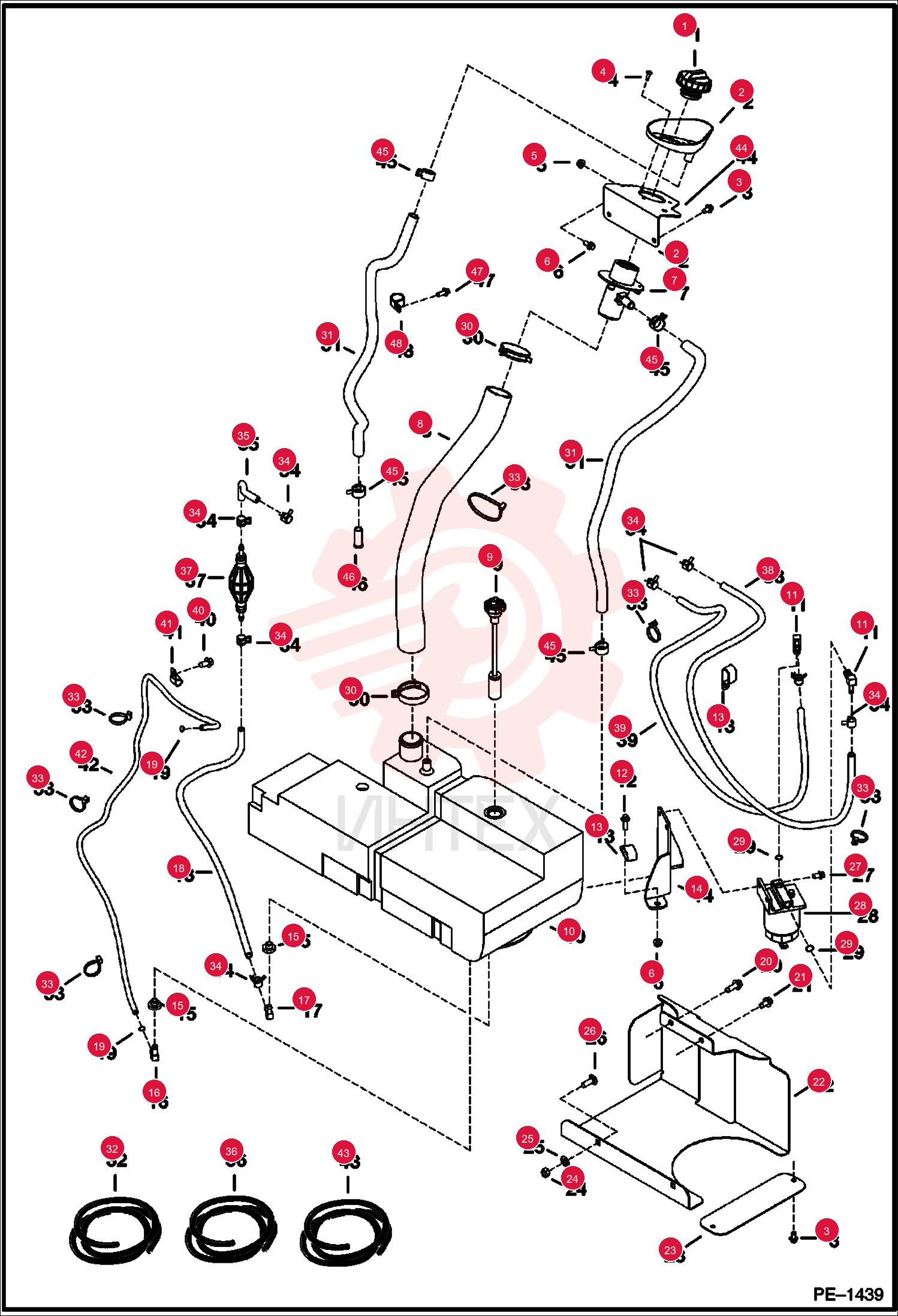 CAP, DIESEL 1 PSI