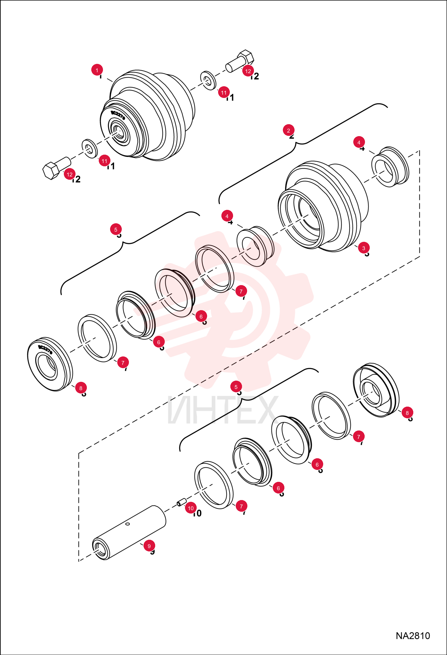 ROLLER, TRACK ASSY
