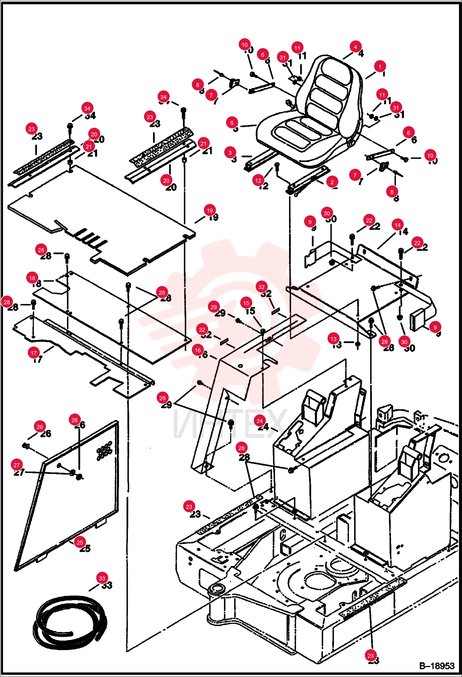 SEAT, OPERATOR SUSPENSION