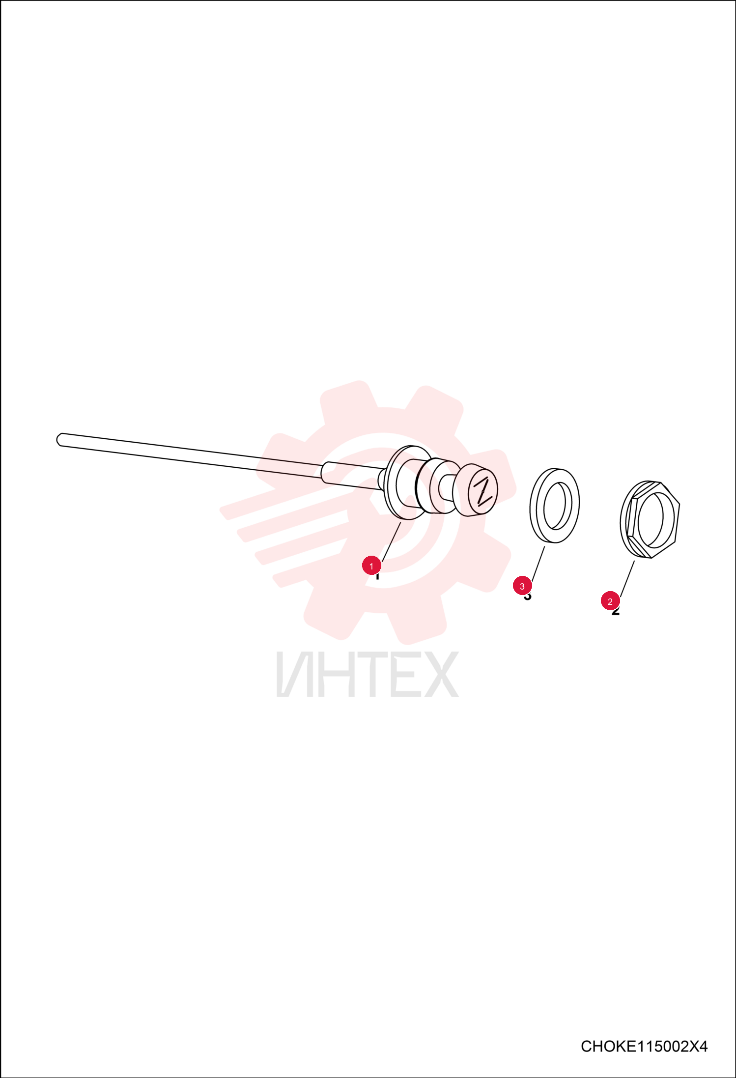 CABLE, CHOKE 7016251