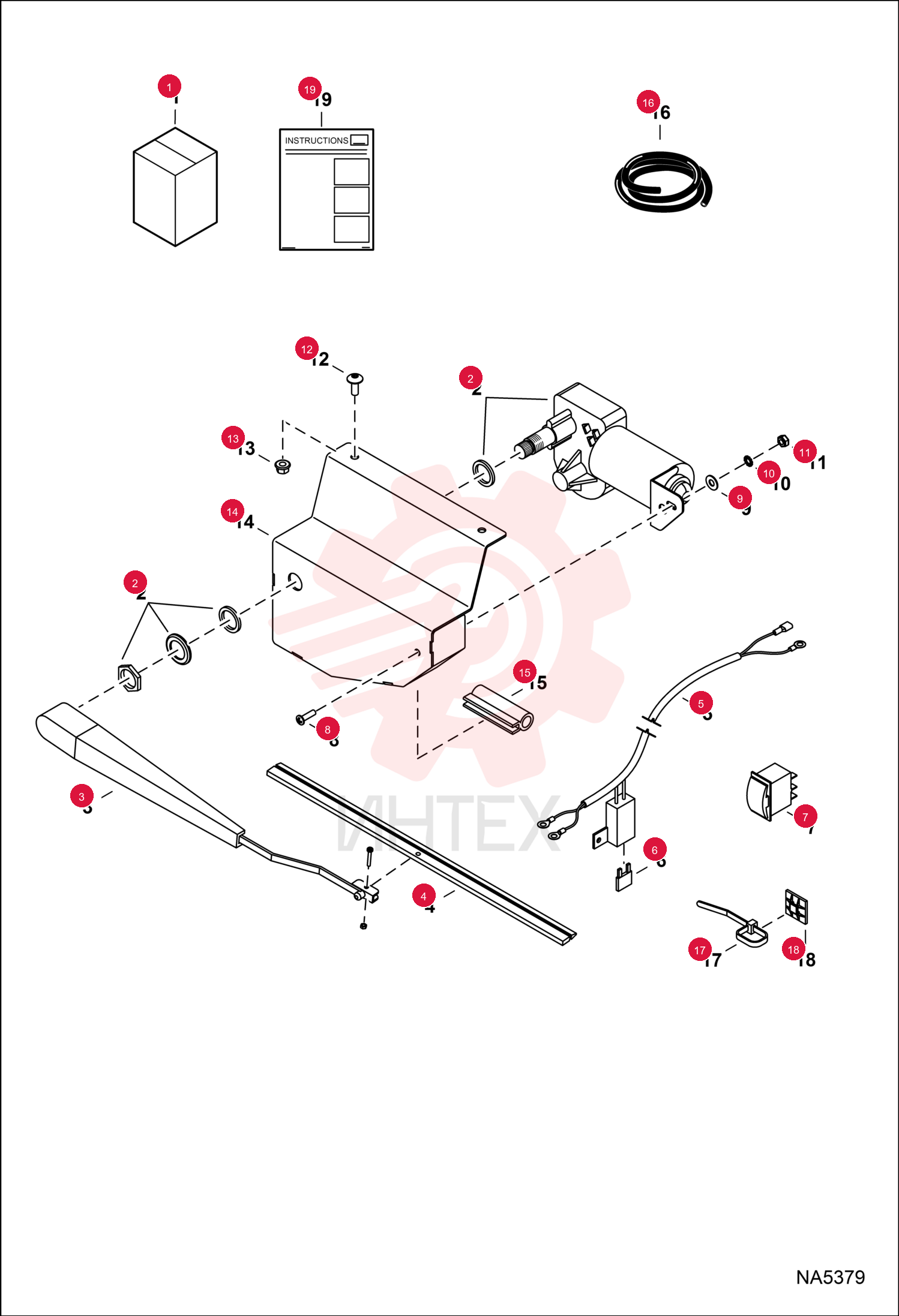 KIT, WIPER TIP OUT 7194739