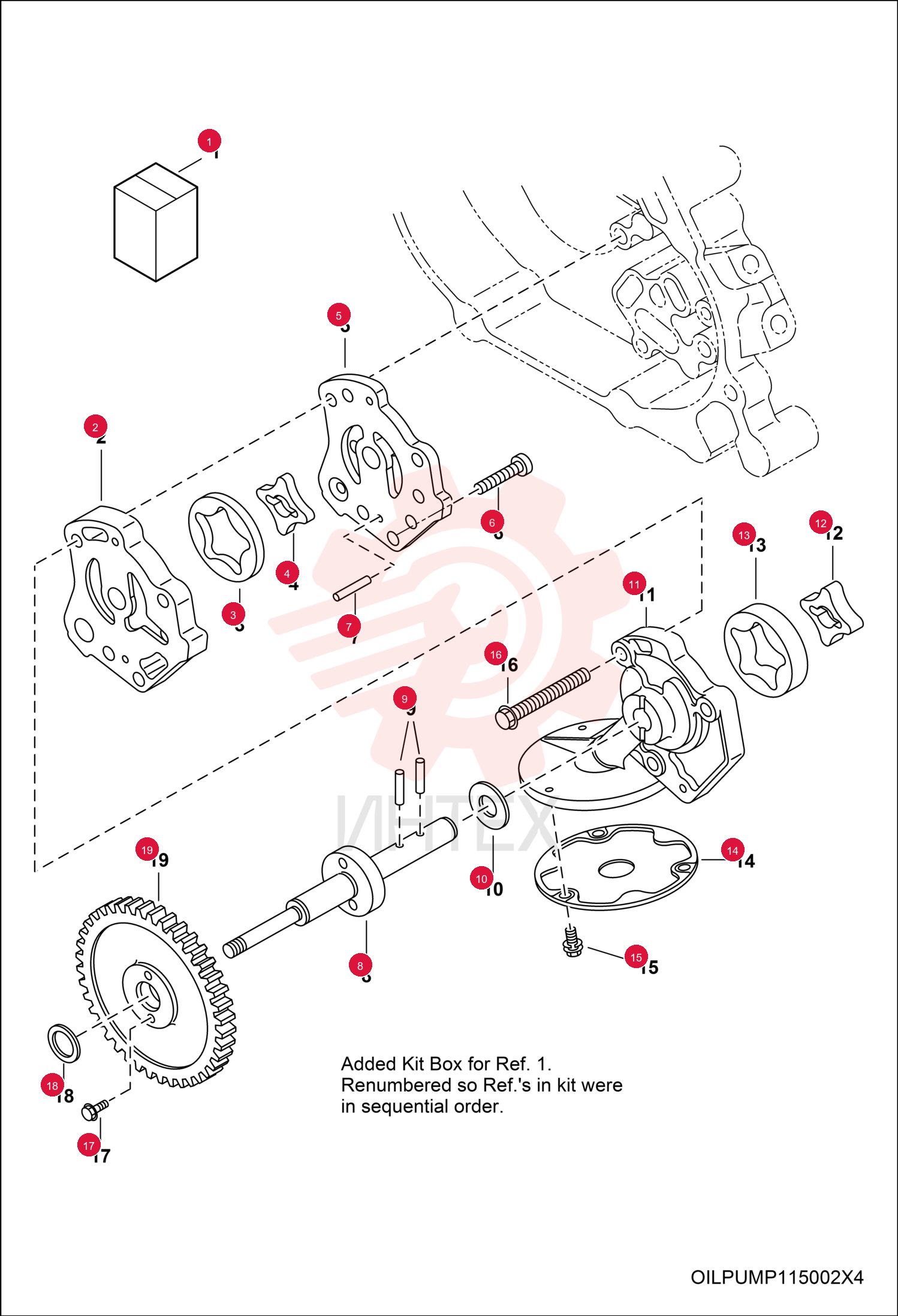 PUMP, OIL ENG 7018848
