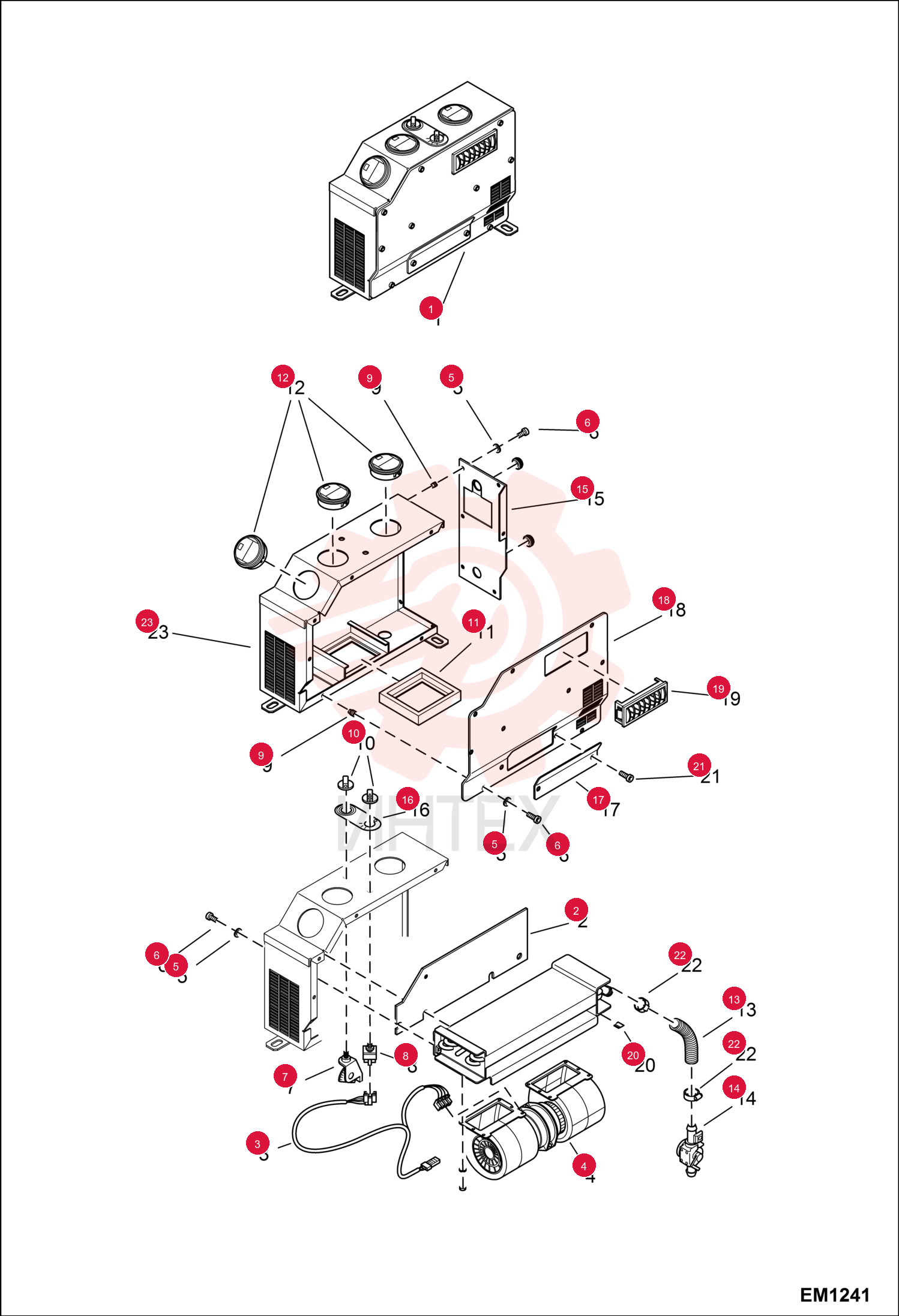 HEATER CAB