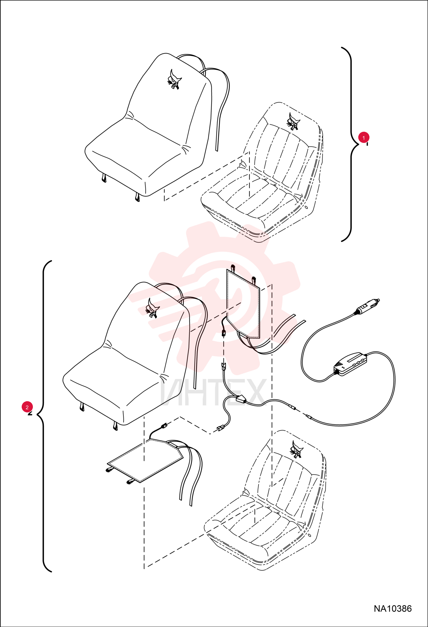 COVER, SEAT