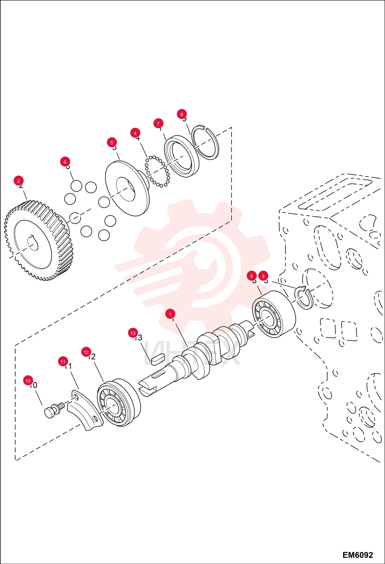 CAMSHAFT, FUEL 6670416