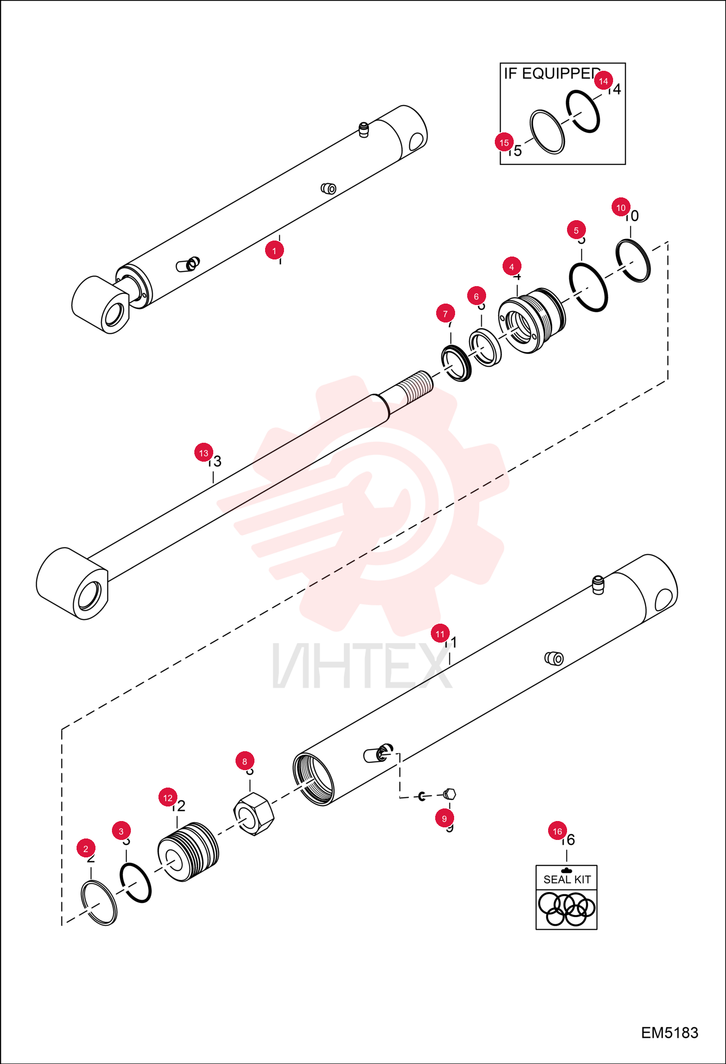 CYLINDER, HYDRAULIC