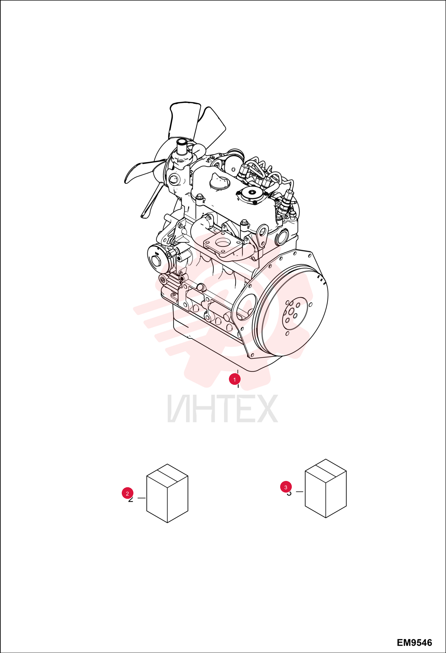 ENGINE D722 13.9 HP EPA T4 / EU STG IV