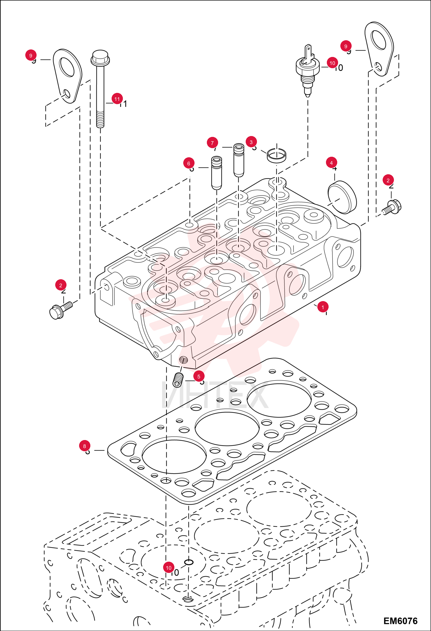 HEAD CYLINDER ENGINE