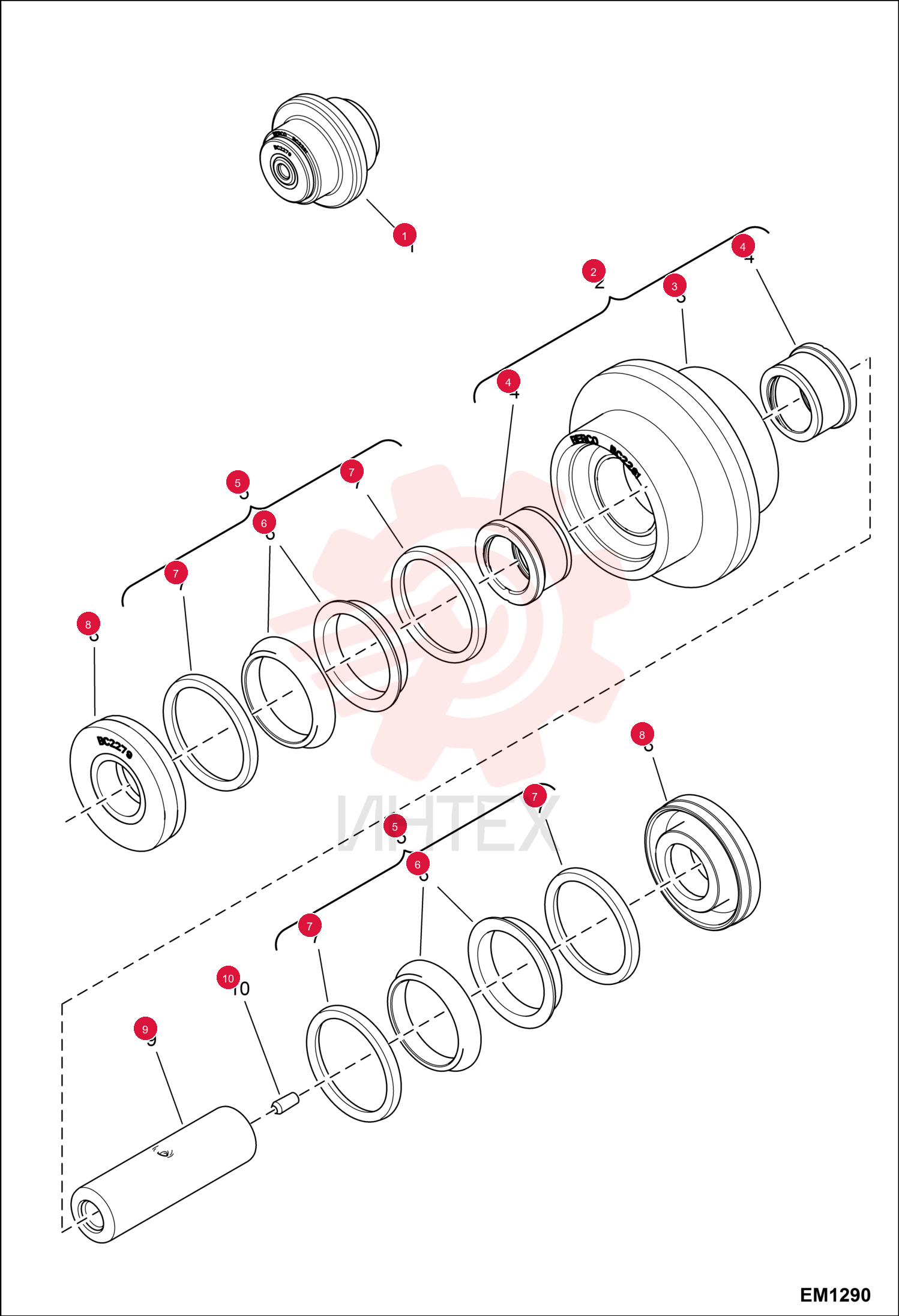 ROLLER, TRACK ASSY