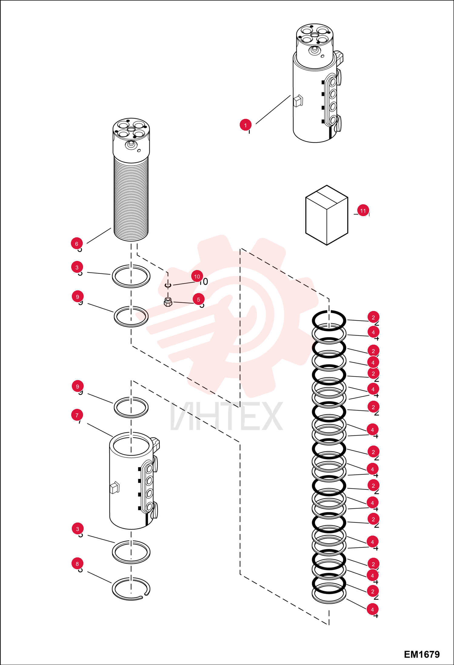 SWIVEL, HYD ASSY