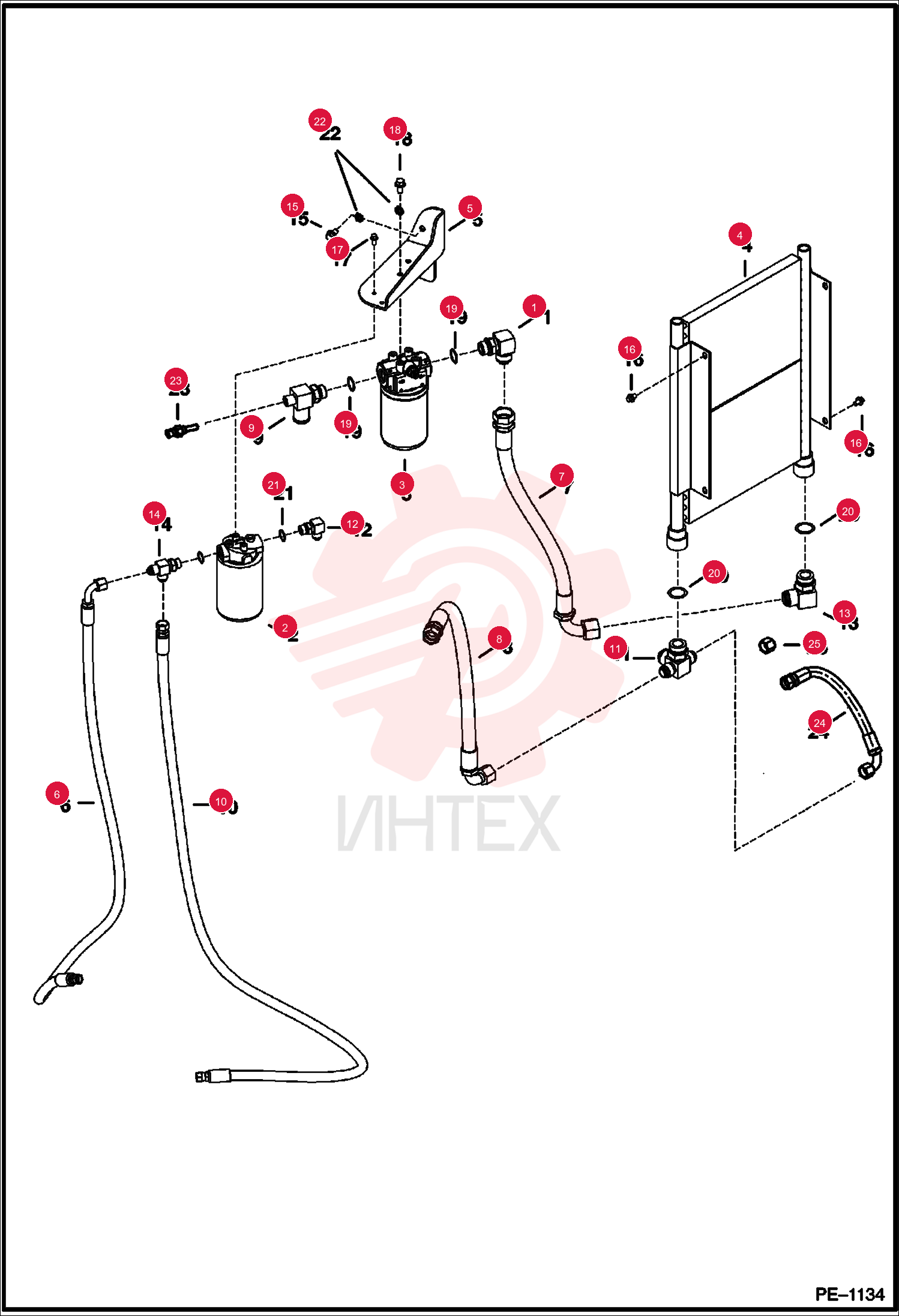FITTING, HYD ELBOW