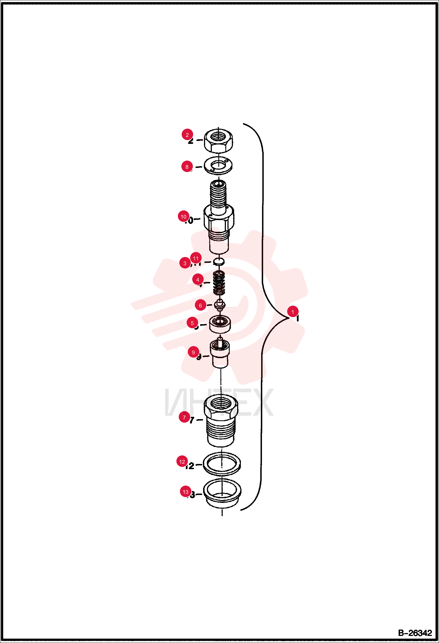 NOZZLE, FUEL INJ 6667453 (4)