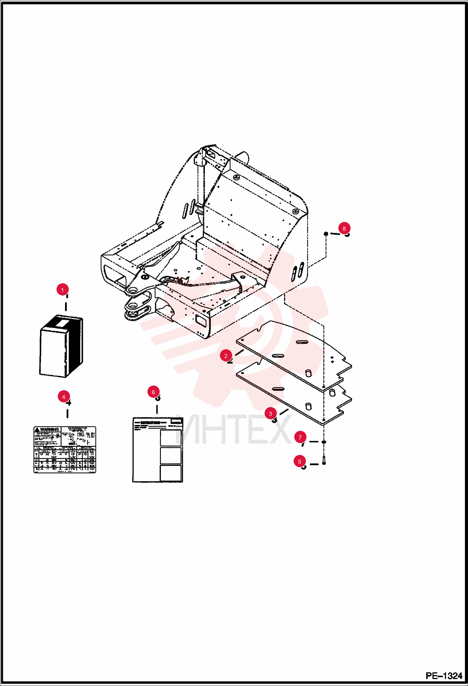 PLATE, COUNTERWEIGHT 7131894 (3)