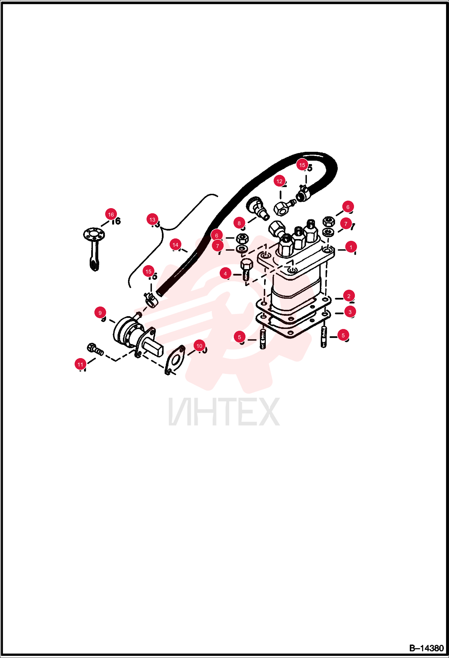 PUMP, FUEL INJ 6667443 (1)