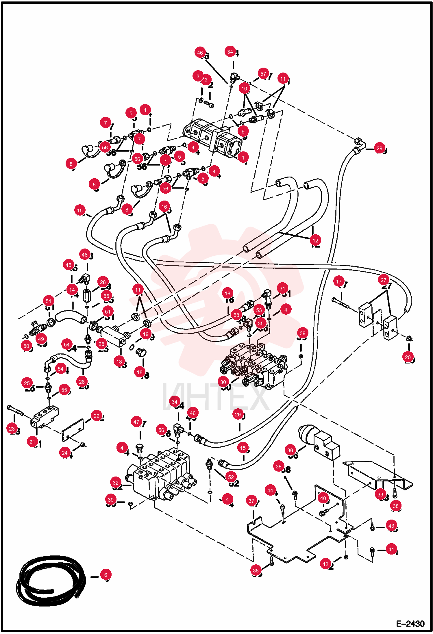 PUMP, GEAR TRIPLE 6676971 (1)