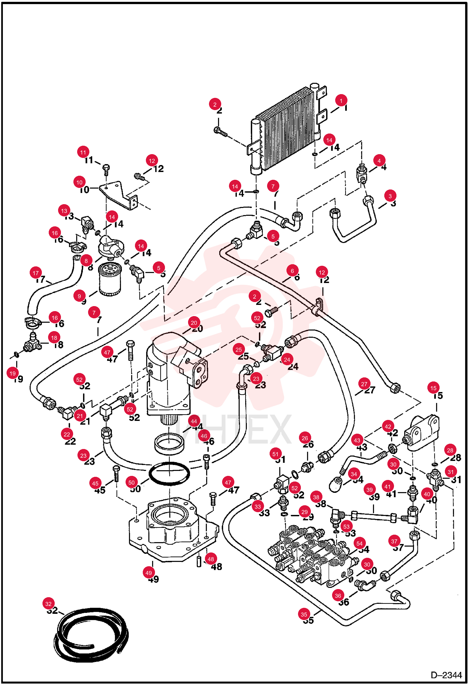 EXCHANGER, OIL COOLER