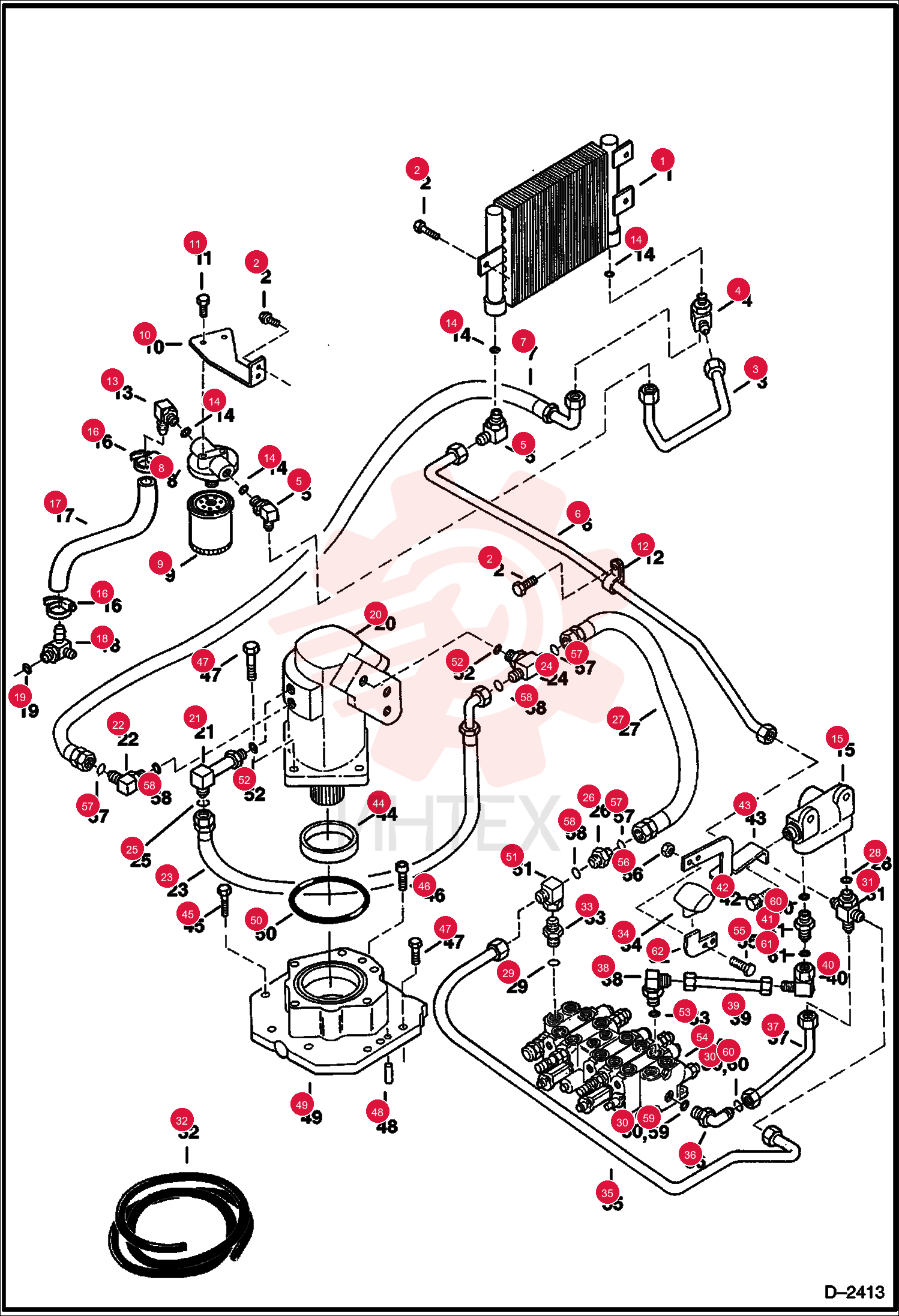 EXCHANGER, OIL COOLER