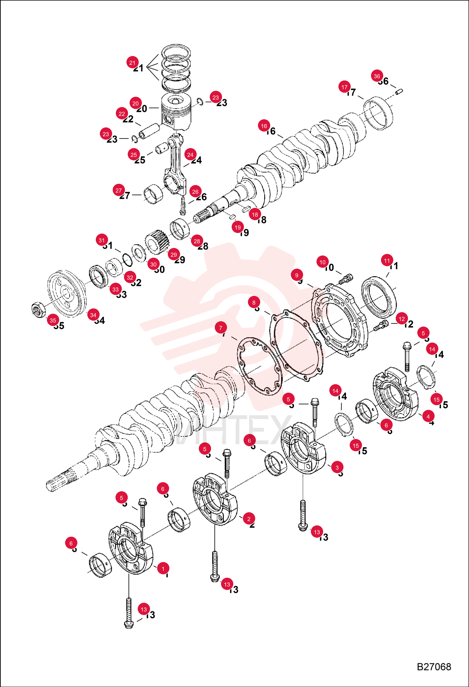 CASE, MAIN BRG. 6685483