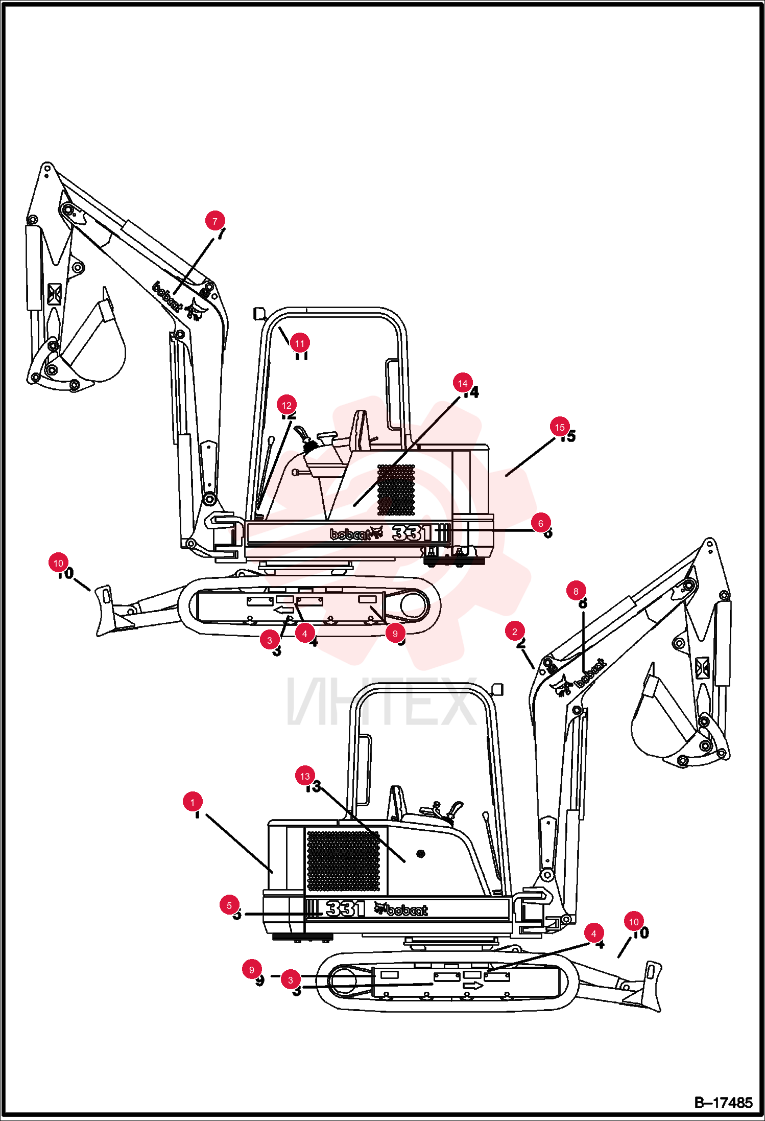 DECAL, WARNING 5 6577754 (4)