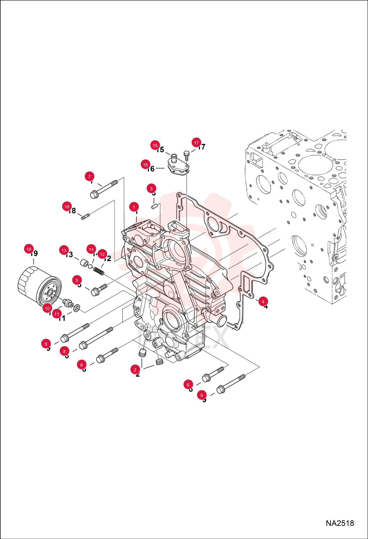 HOUSING, GEAR 7015260