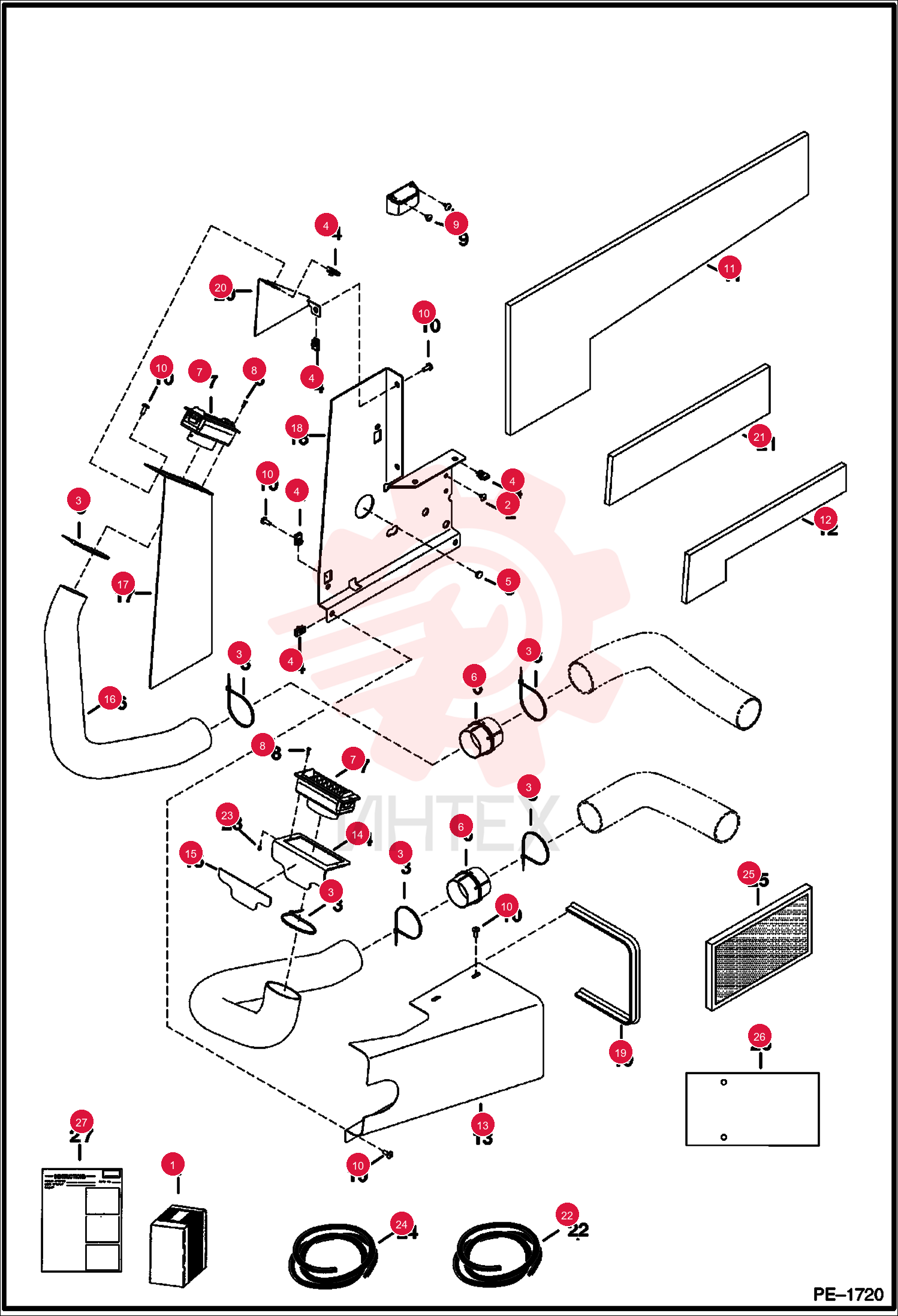 KIT, A/C VENT 6813438