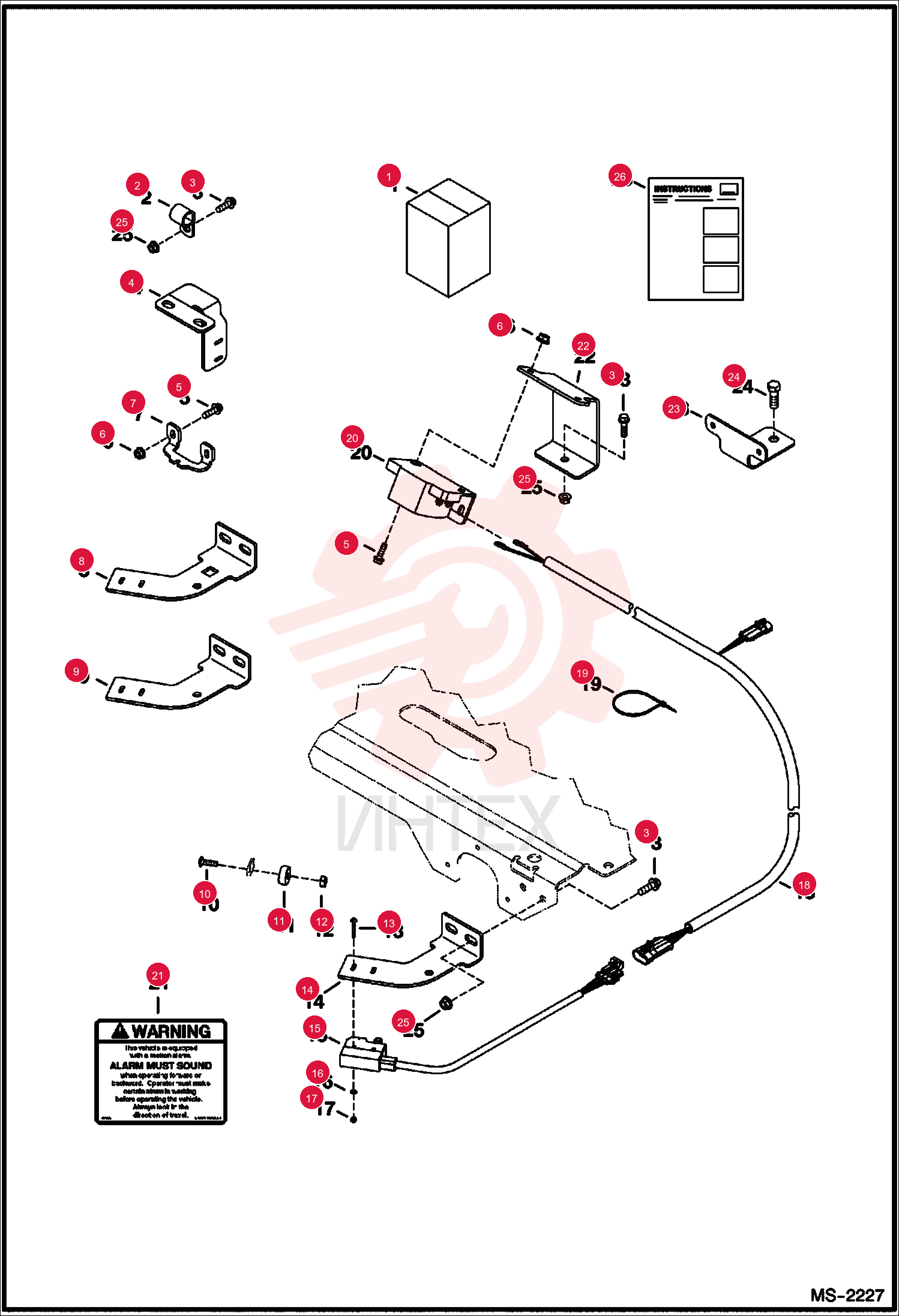 KIT, ALARM MOTION 7111146 (3)