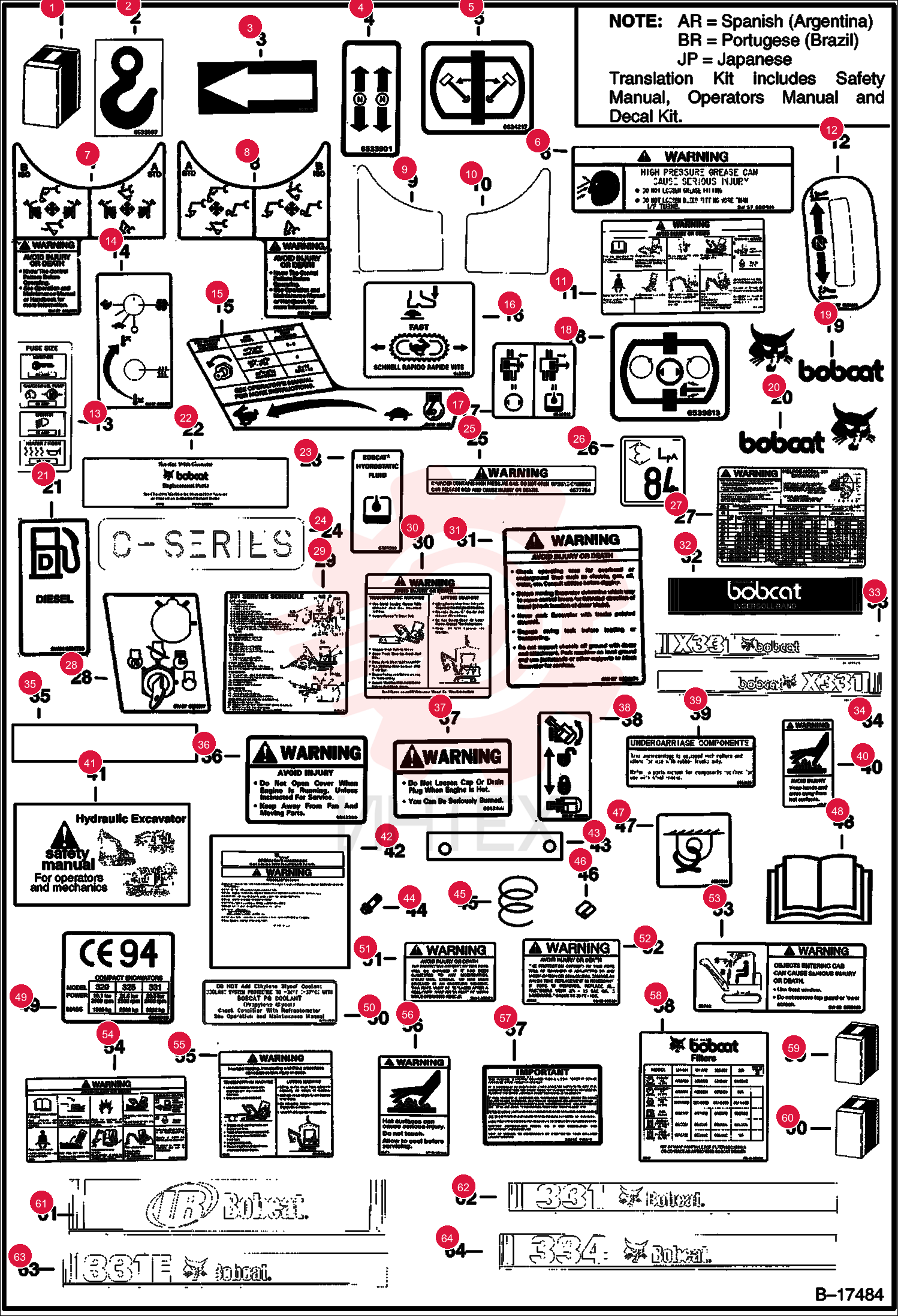 KIT, DECAL 6900576