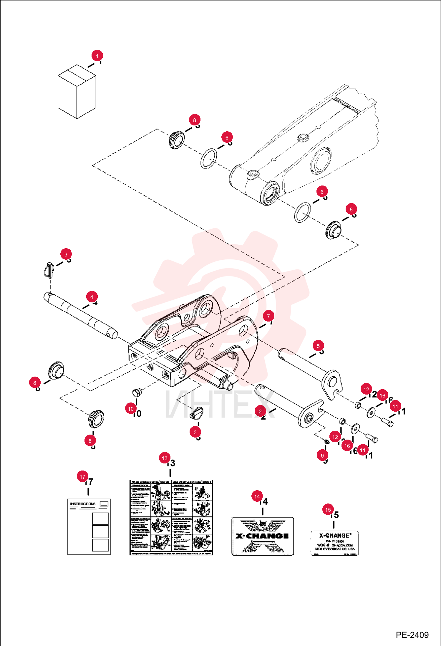 KIT, X-CHANGE PIN-ON