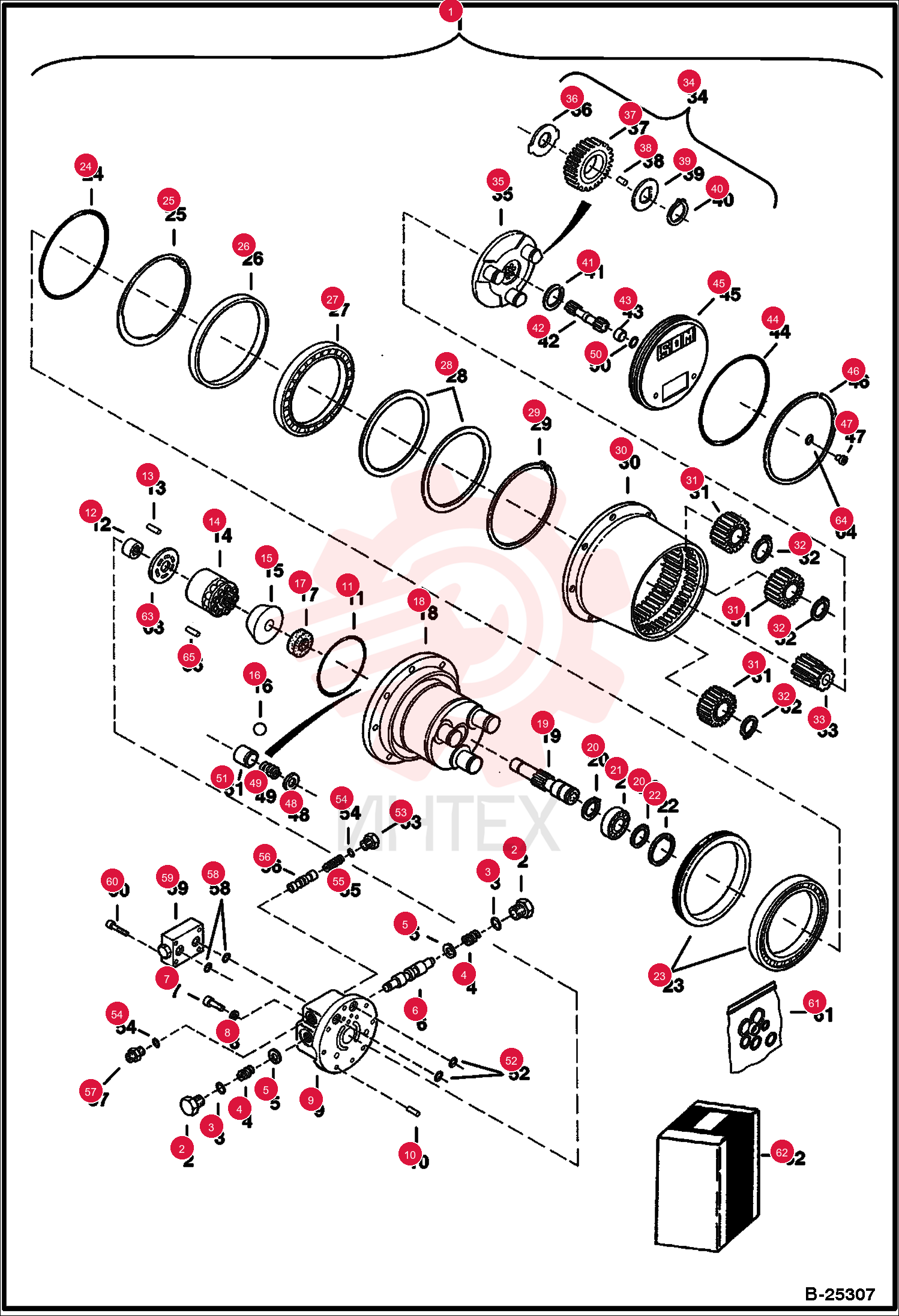 MOTOR, DRIVE HYD 6670667 (2)