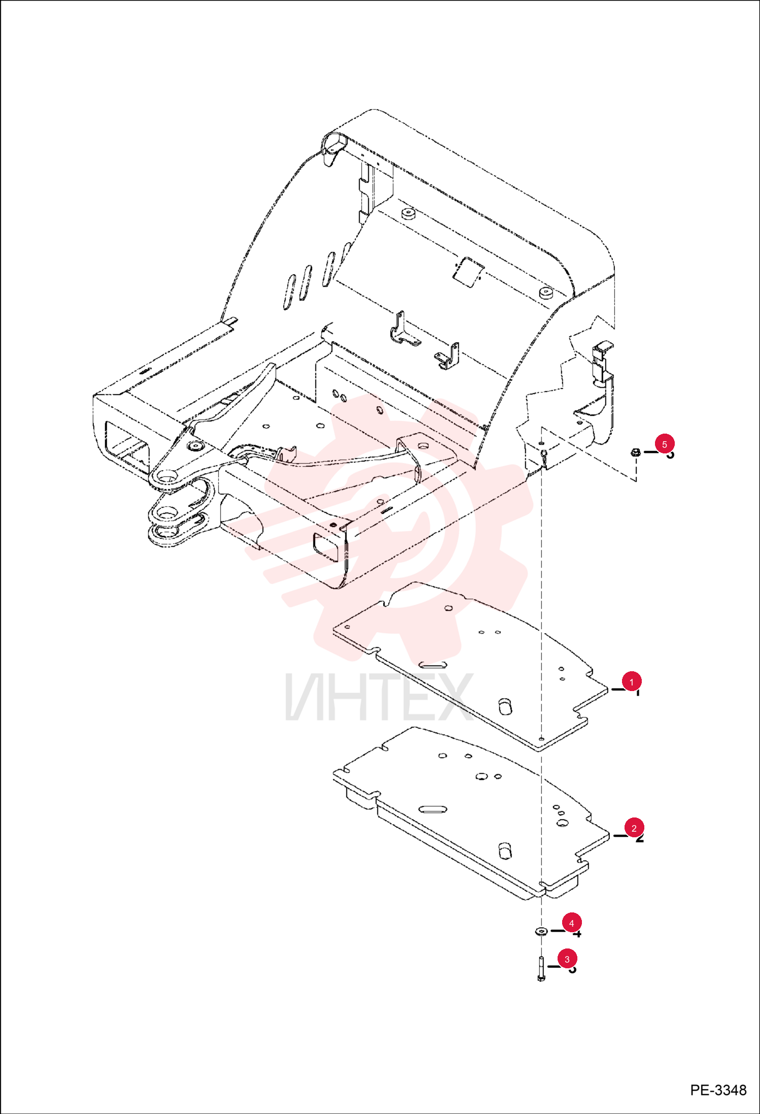 PLATE, COUNTERWEIGHT