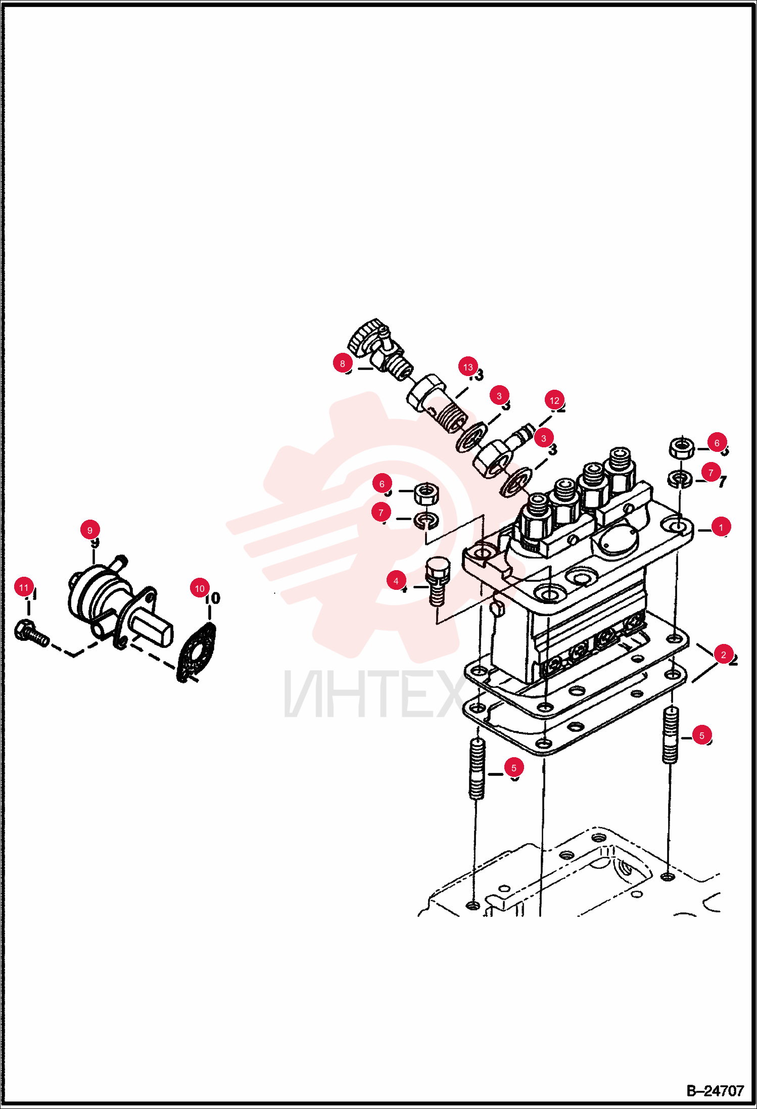 PUMP, FUEL INJ 7020869
