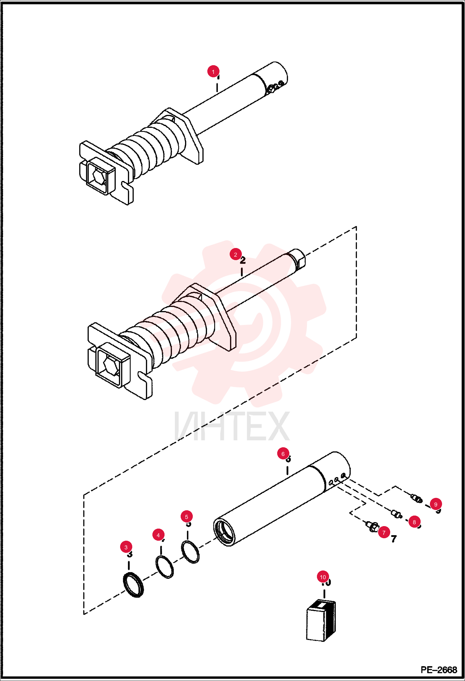 WIPER, ROD CYL