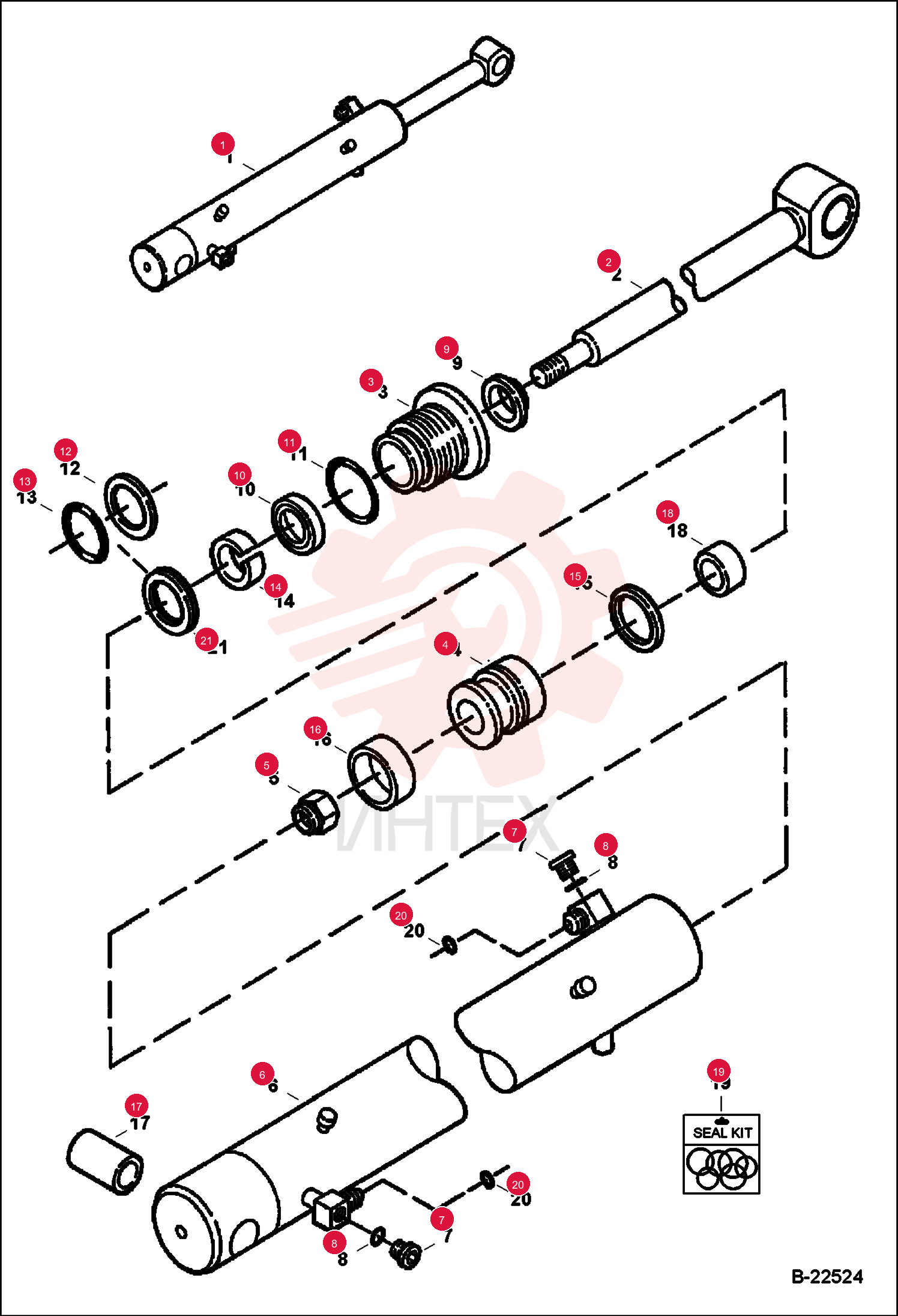 CYLINDER, BOOM 7156162 (2)