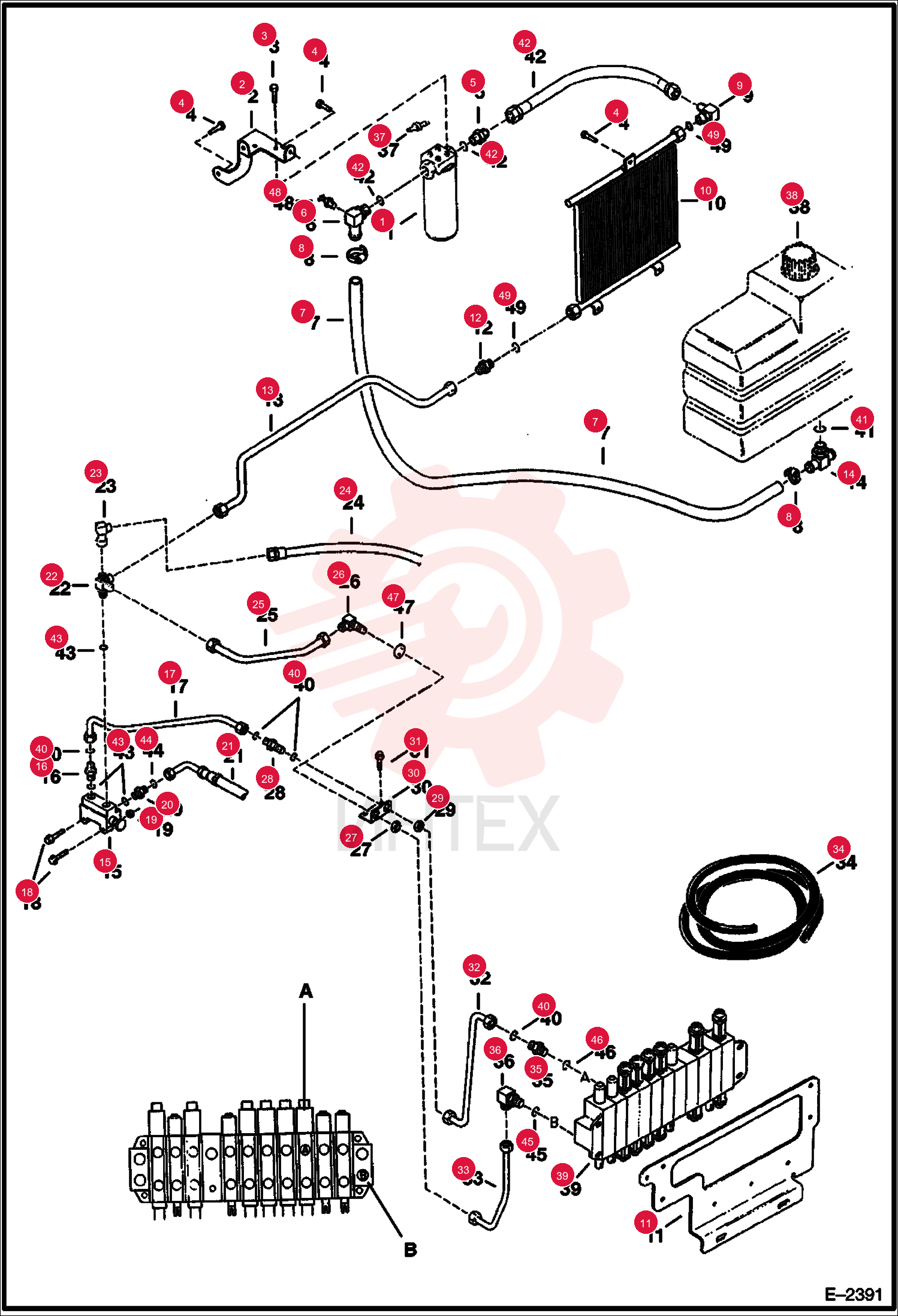FILTER, OIL HYD 6670207 (2)