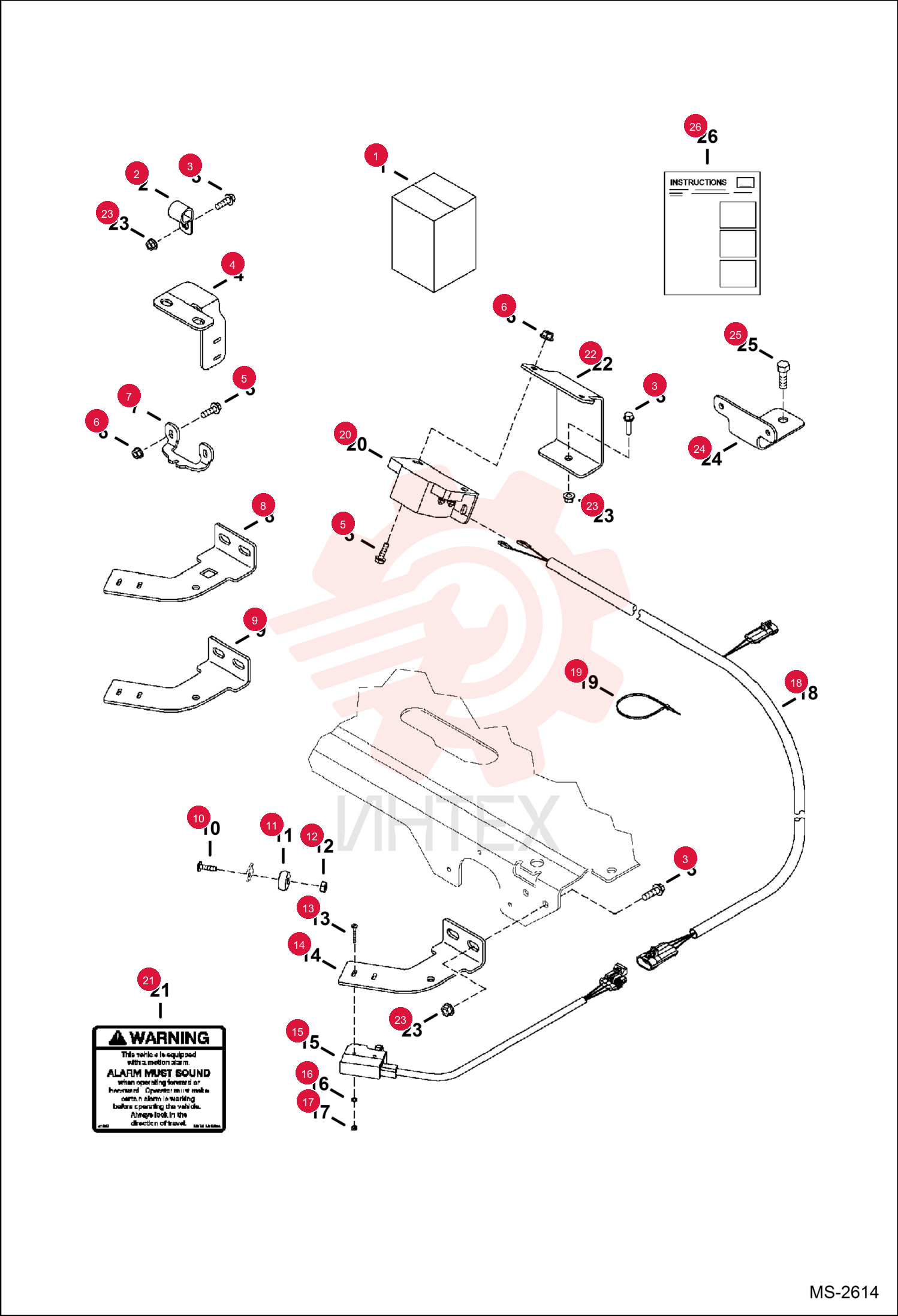 KIT, ALARM MOTION 7111146 (3)
