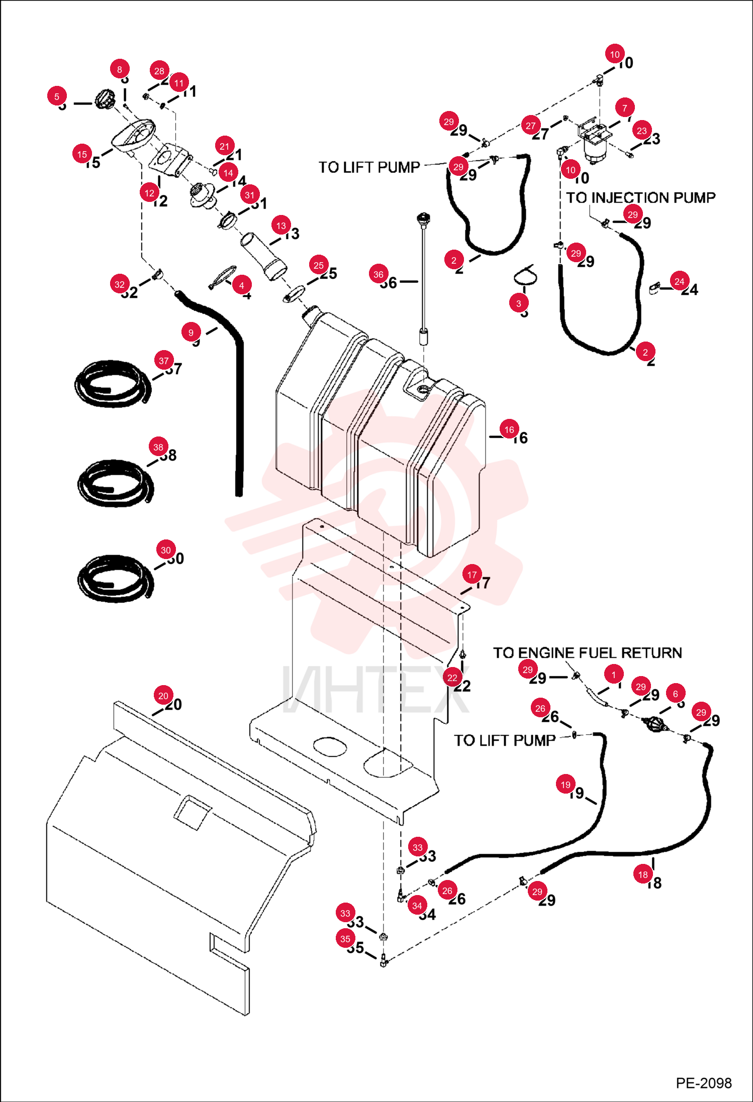STRAP, TIE 10 6610510 (2)