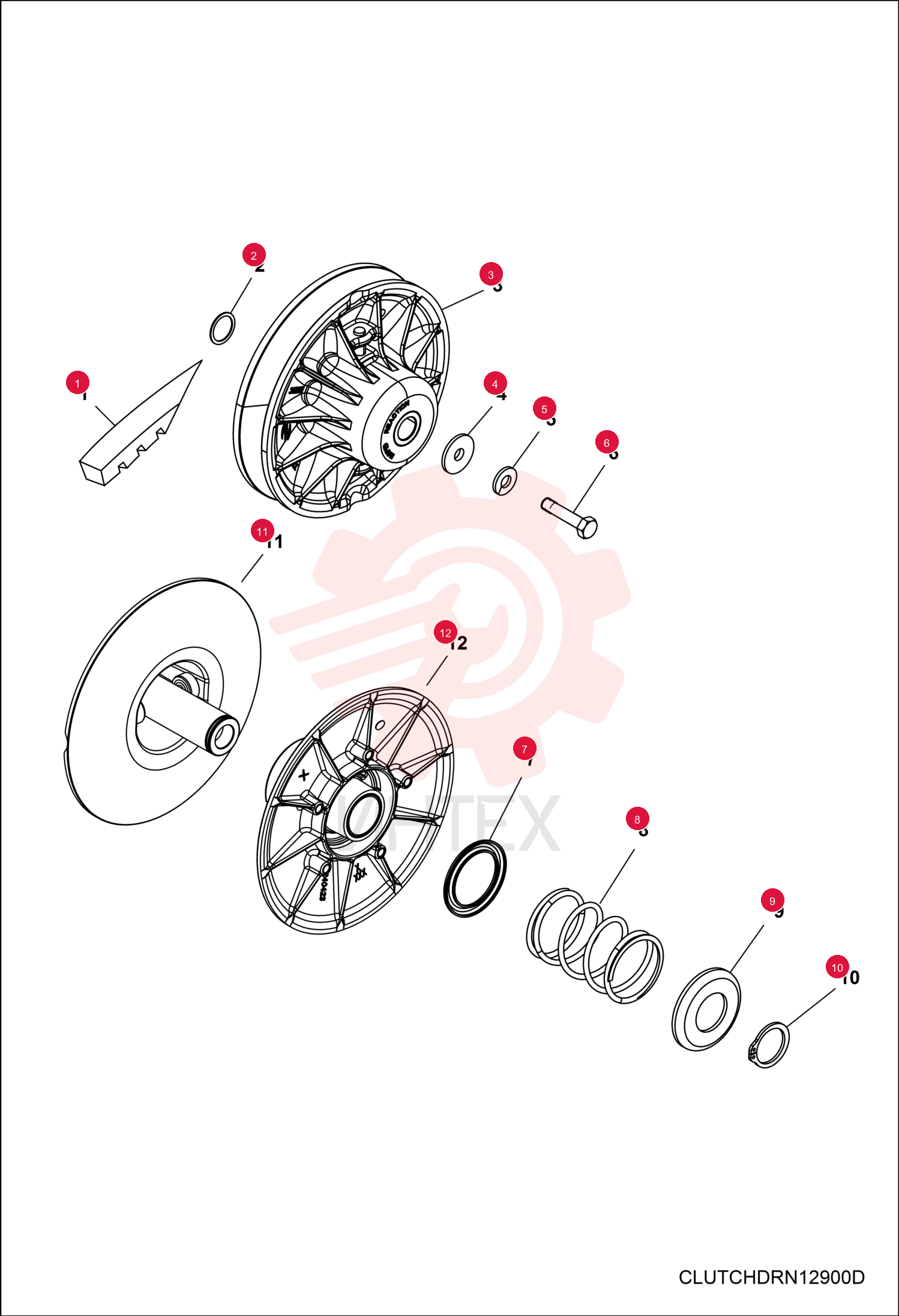 BELT, DRIVE 7022838 (1)