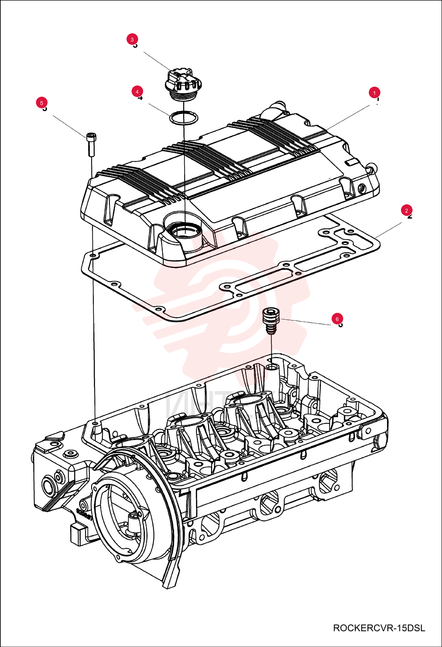 COVER, ROCKER ARM 7258828 (3)