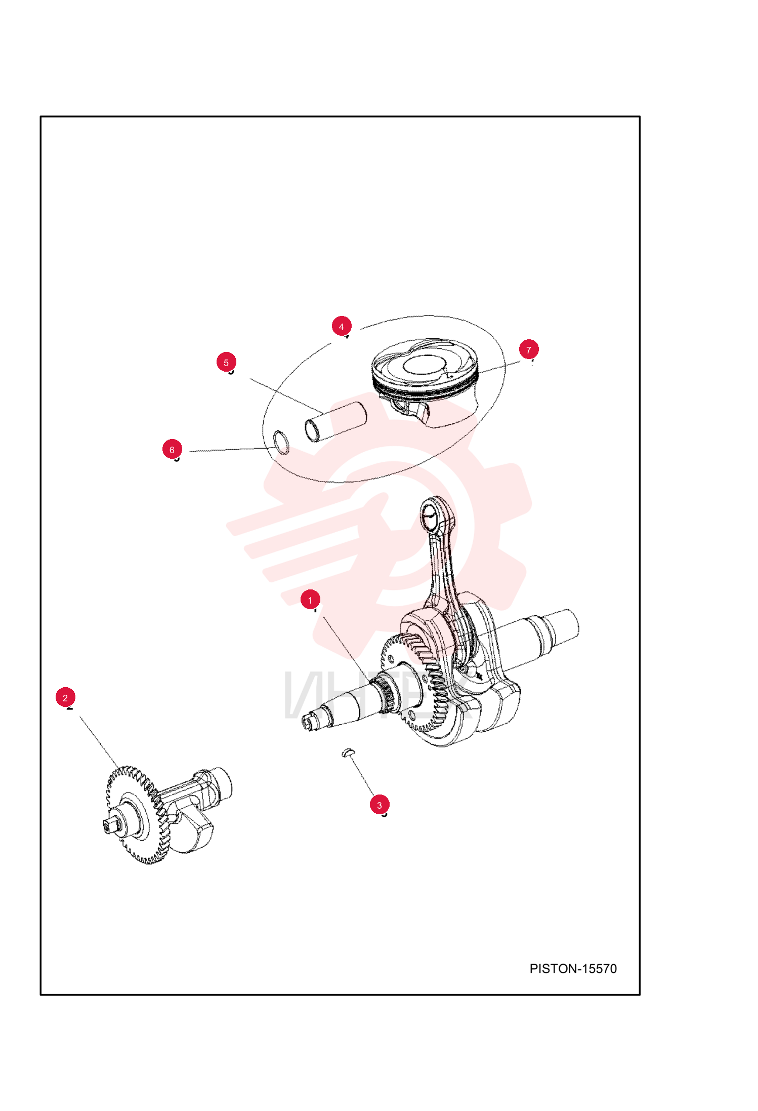 CRANKSHAFT ASSEMBLY 7258027 (1)