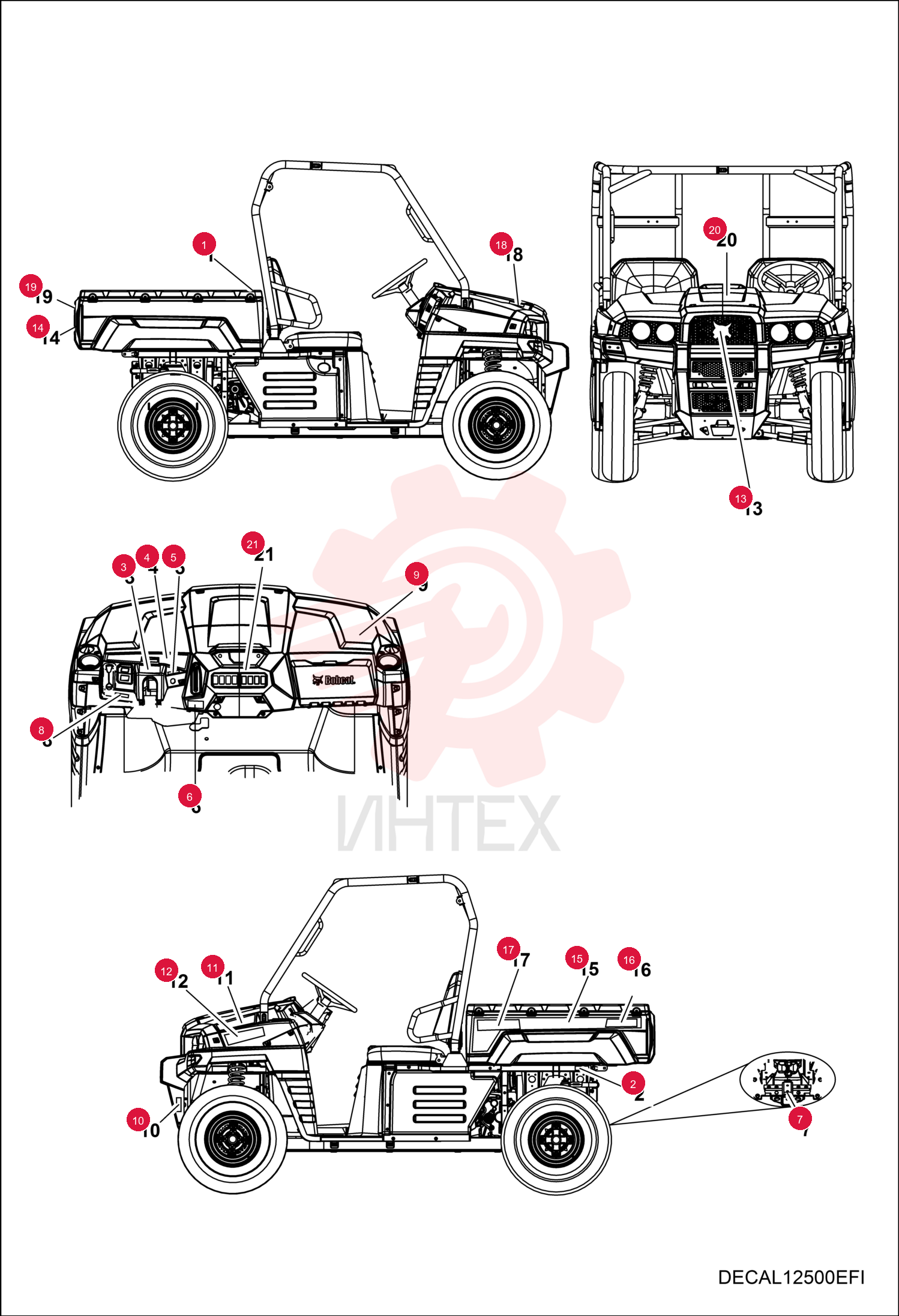 DECAL, CAPACITY 7018021