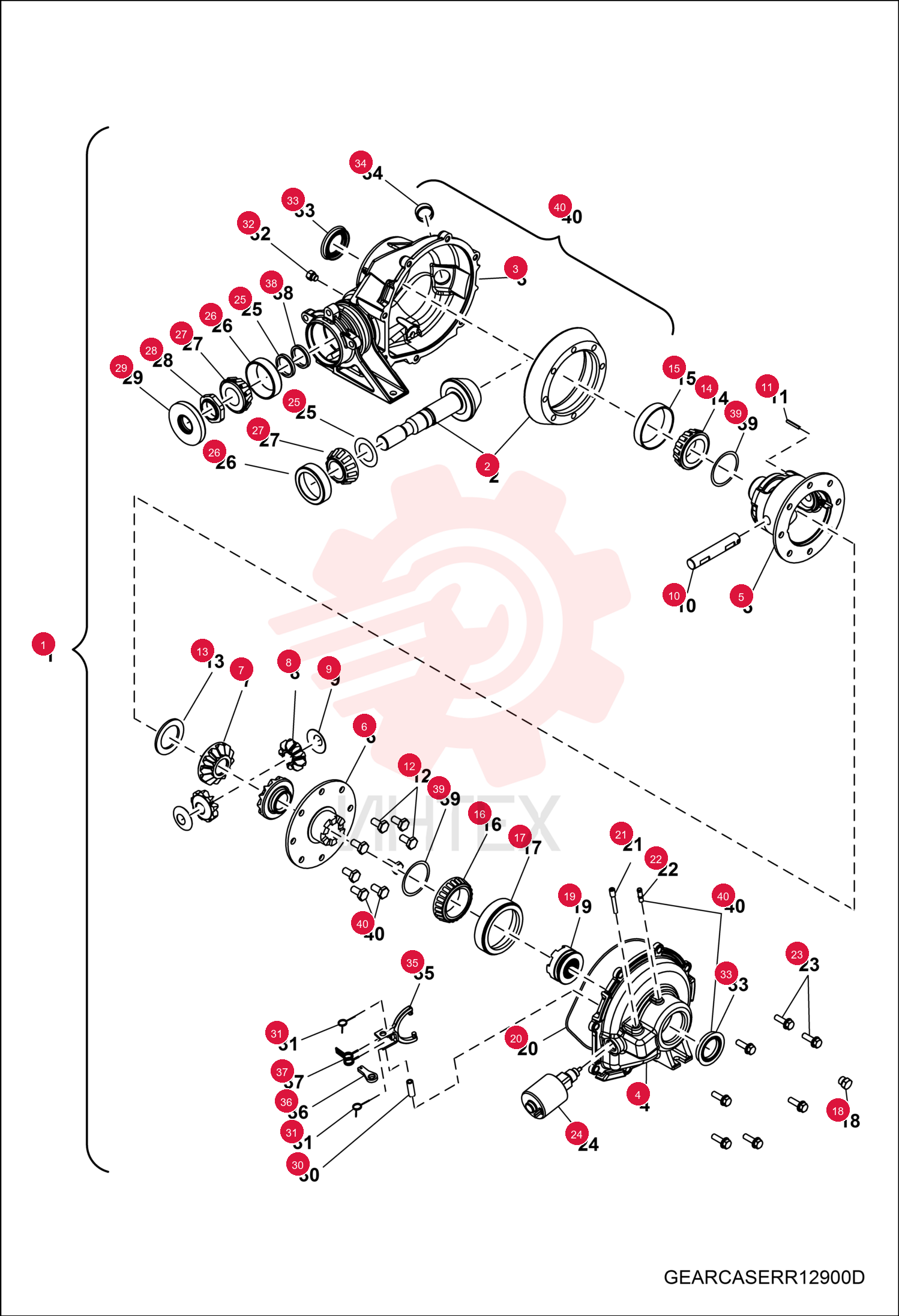 DIFFERENTIAL, REAR 7023462 (2)