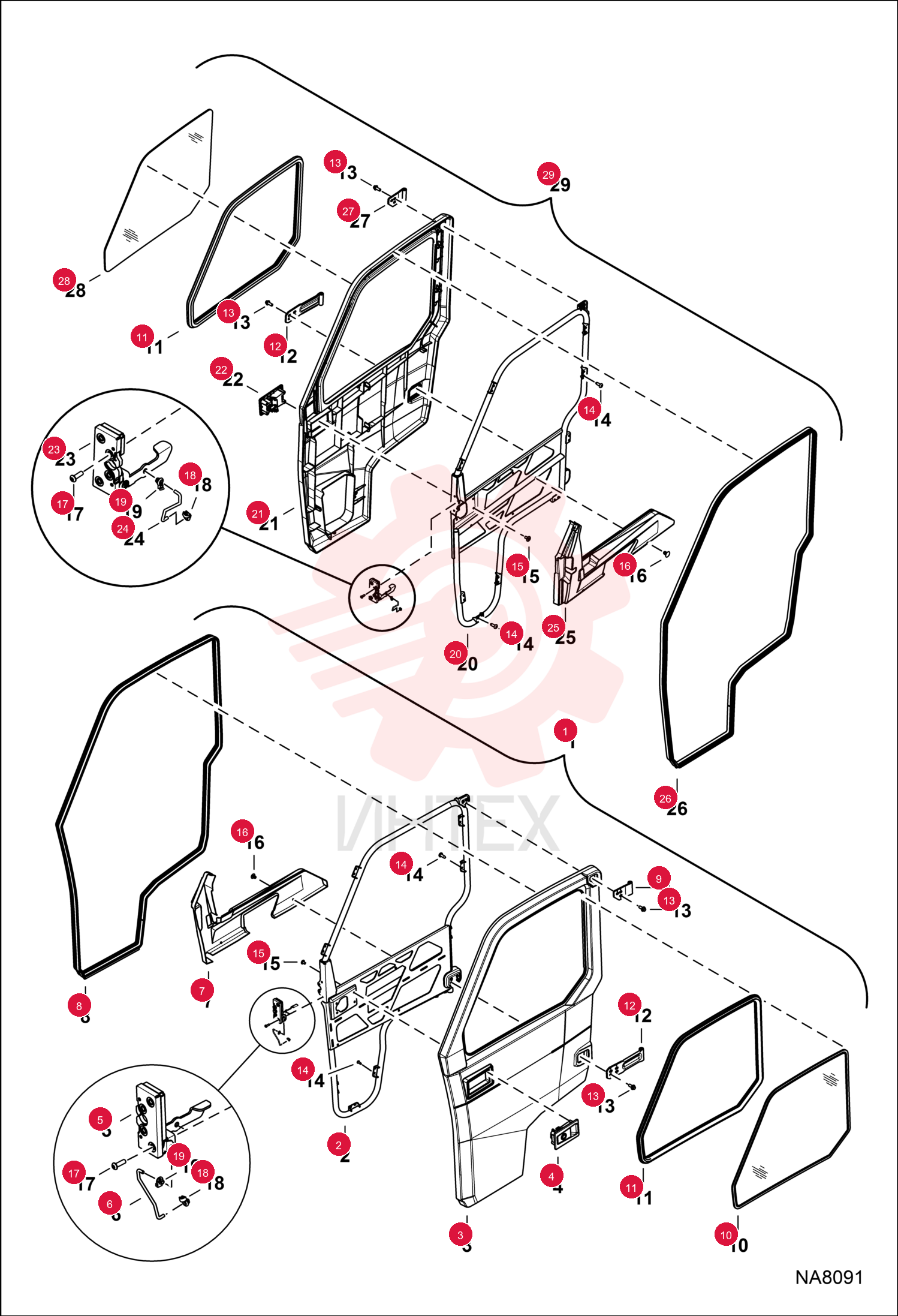 DOOR ASSEMBLY LH 7028561 (2)