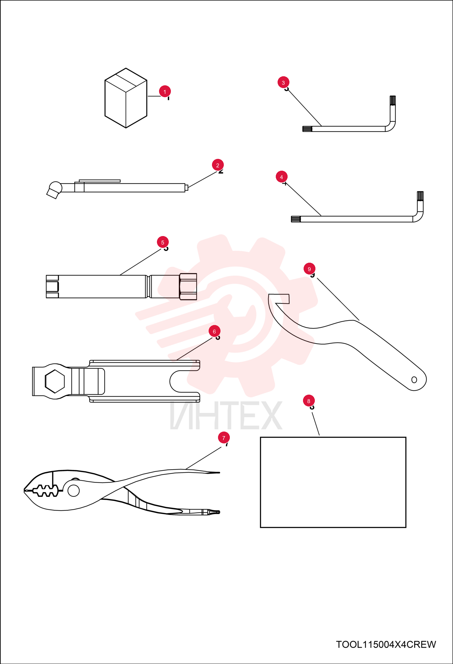 KIT, ACCESSORY TOOL 7016463 (1)